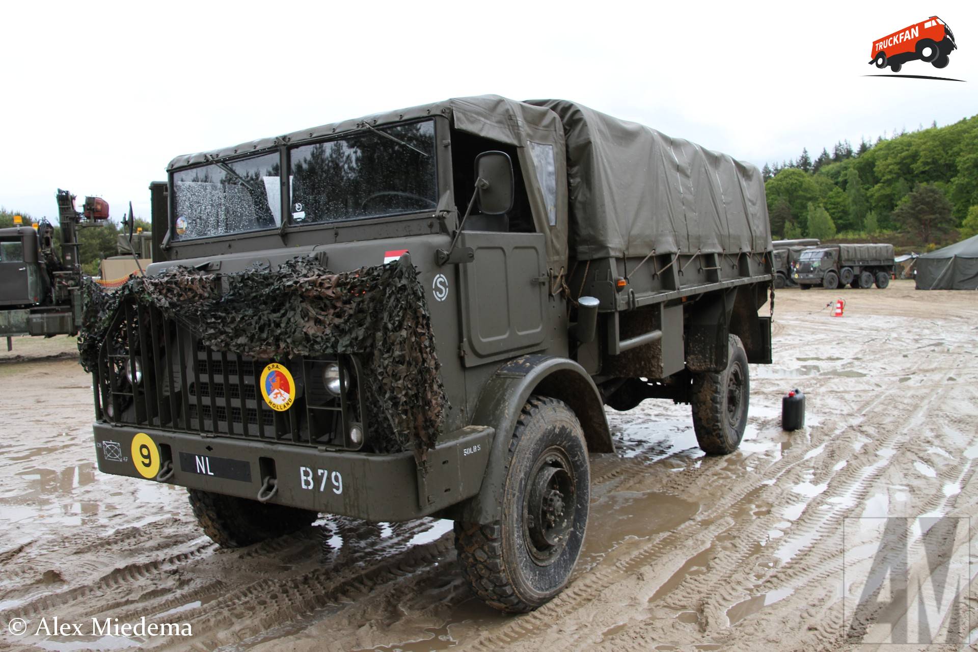 DAF YA-314 op Militair Oefenterrein Havelterberg