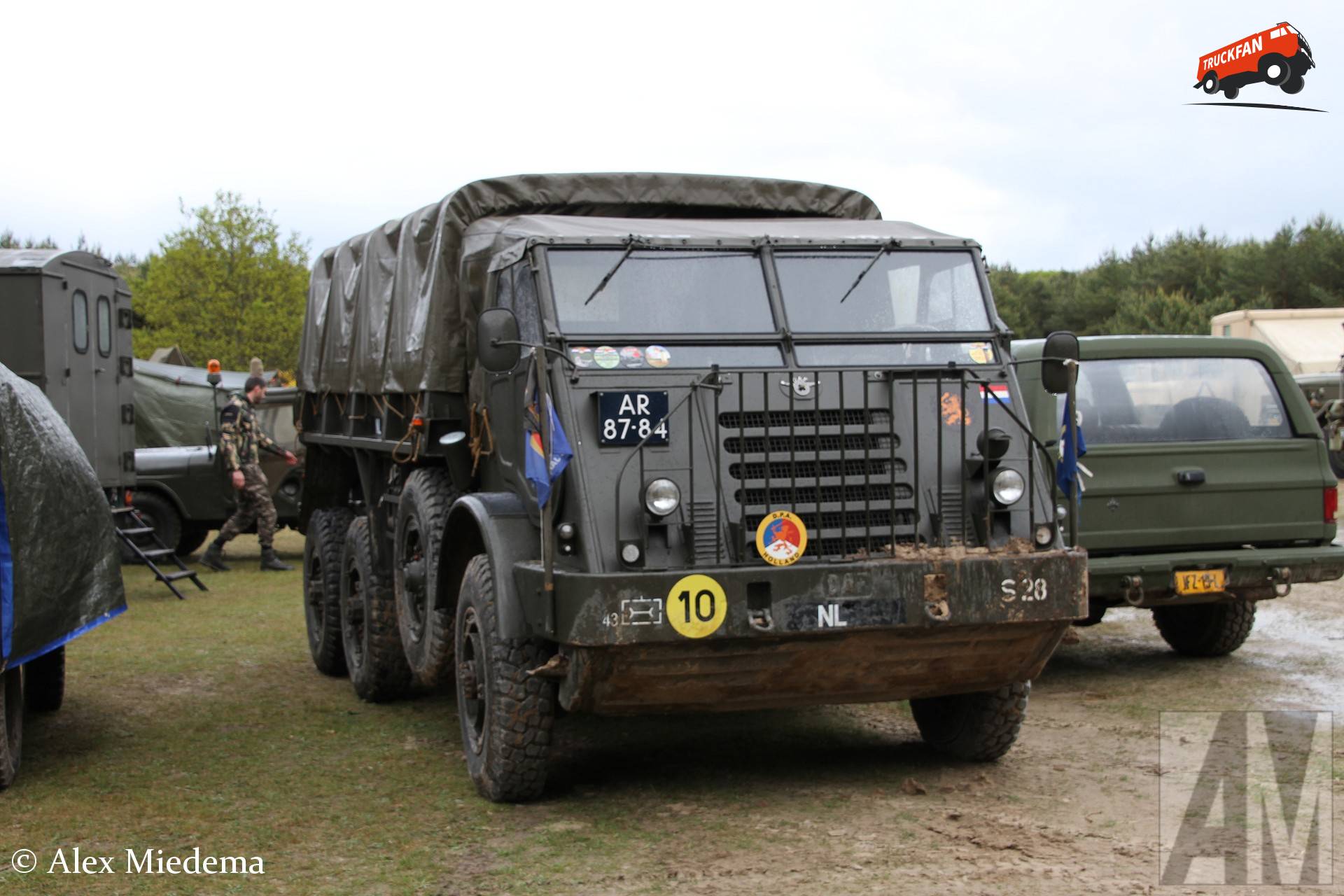 DAF YA-328 voertuig tijdens Dutch Peace Army evenement 2026
