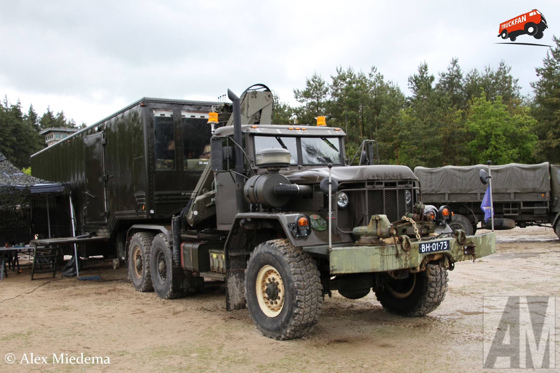 Kaiser M816 truck op Havelterberg oefenterrein