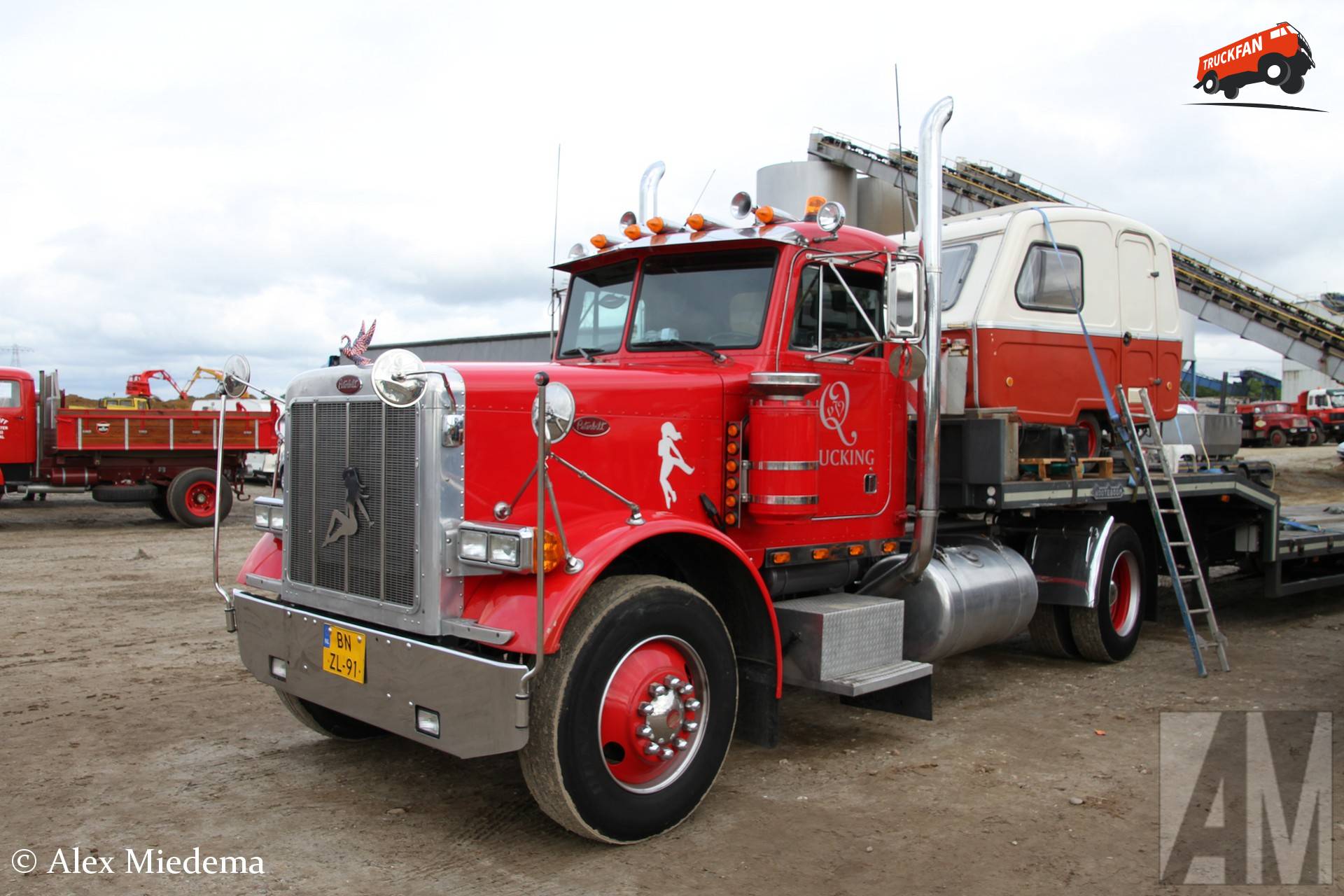 Peterbilt 379 vrachtwagen van Quirien van Vliet
