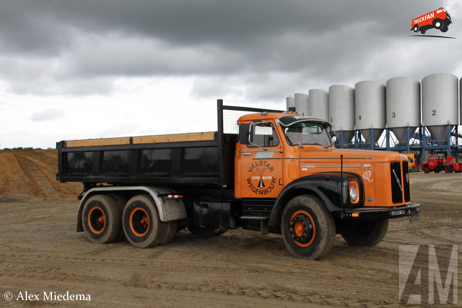 Scania L110 van Quirien van Vliet bij Markelo