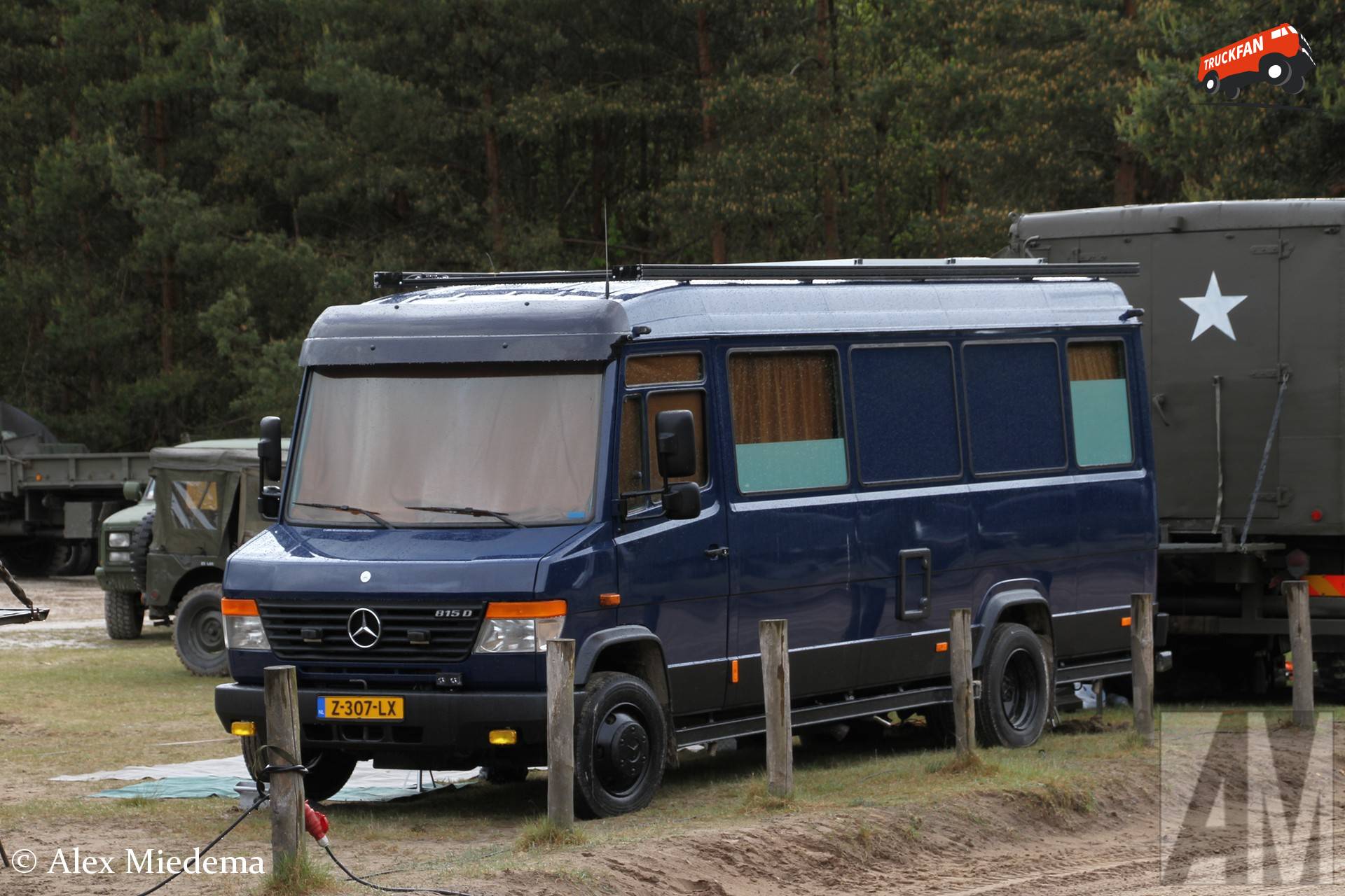 Mercedes-Benz Vario 815 op militair oefenterrein Havelterberg