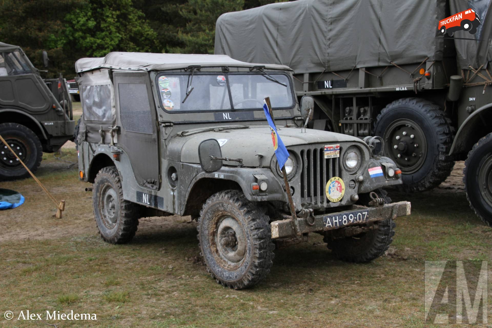 Willy's M38A1 Jeep geassembleerd door Nederlandsche Kaiser-Fraser Fabrieken