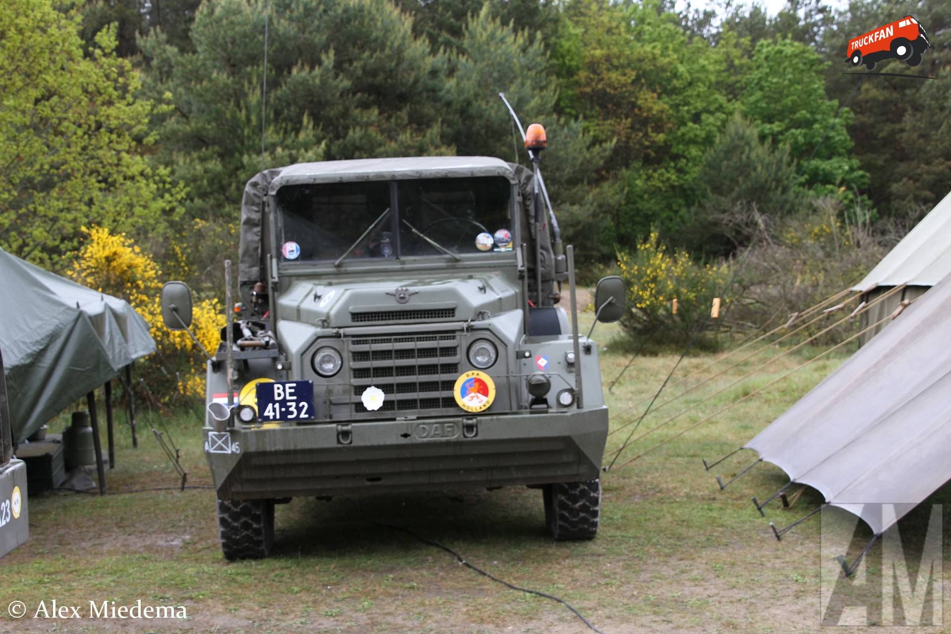 DAF YA 126 op Militair Oefenterrein Havelterberg