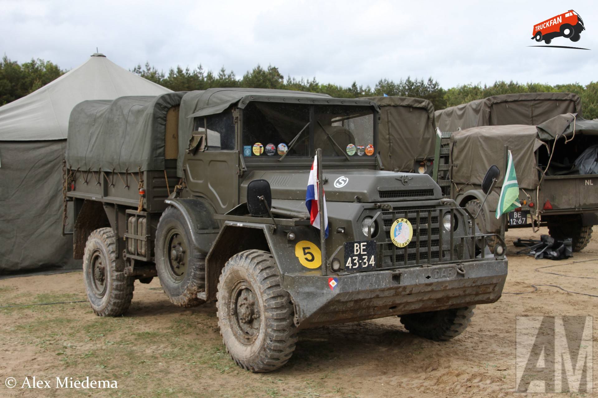 DAF YA 126 tijdens Dutch Peace Army evenement 2026