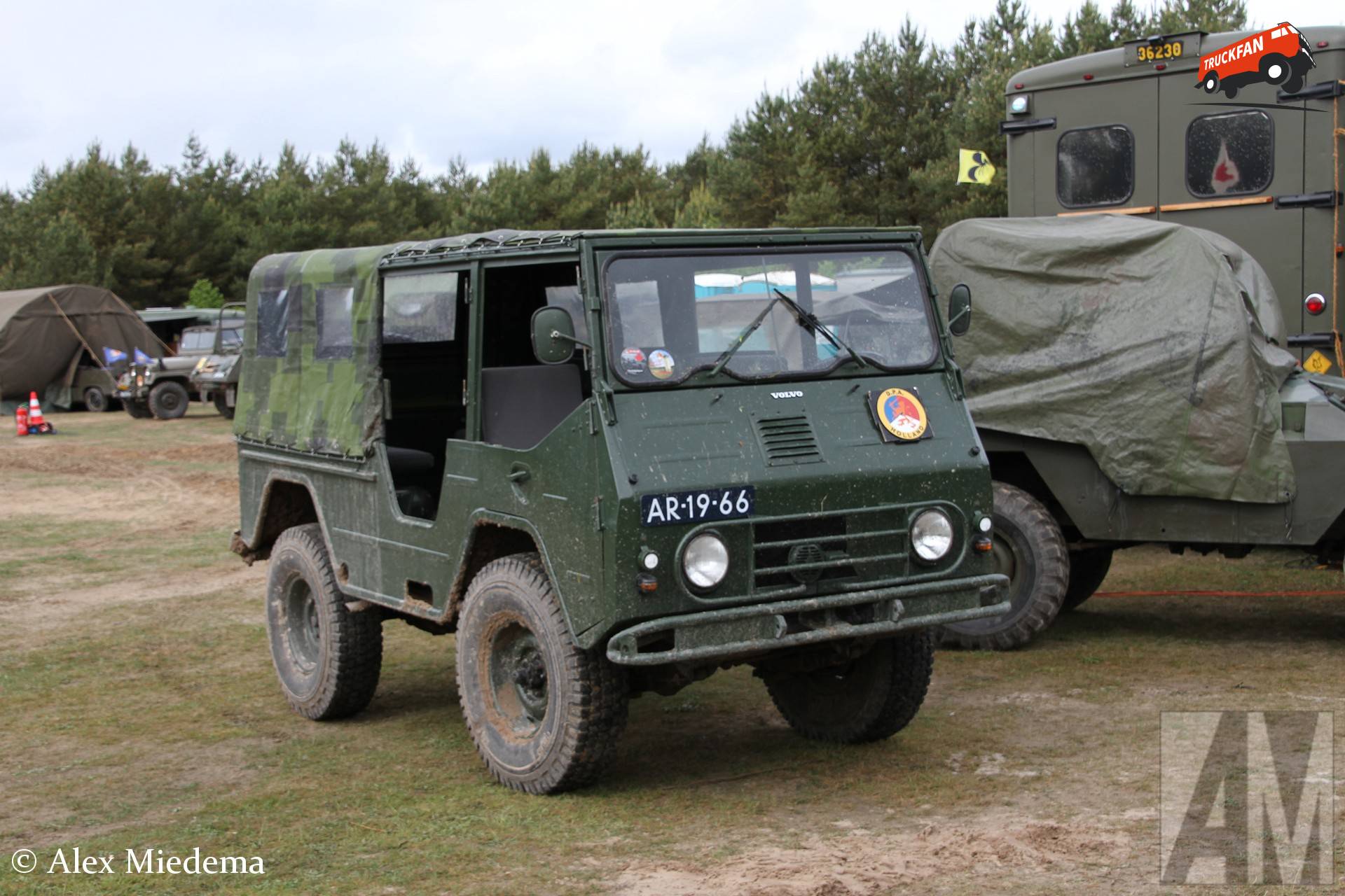 Volvo L3314 Laplander op Militair Oefenterrein Havelterberg