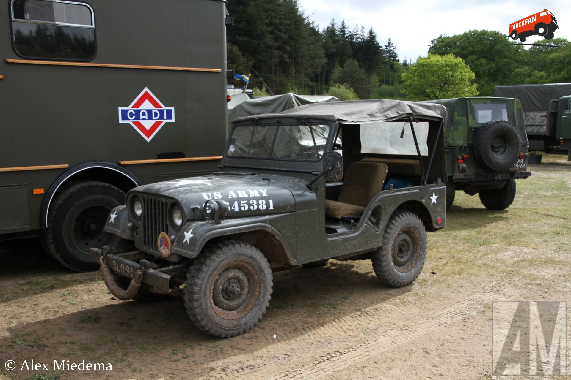 Nekaf M38A1 militair voertuig 1956