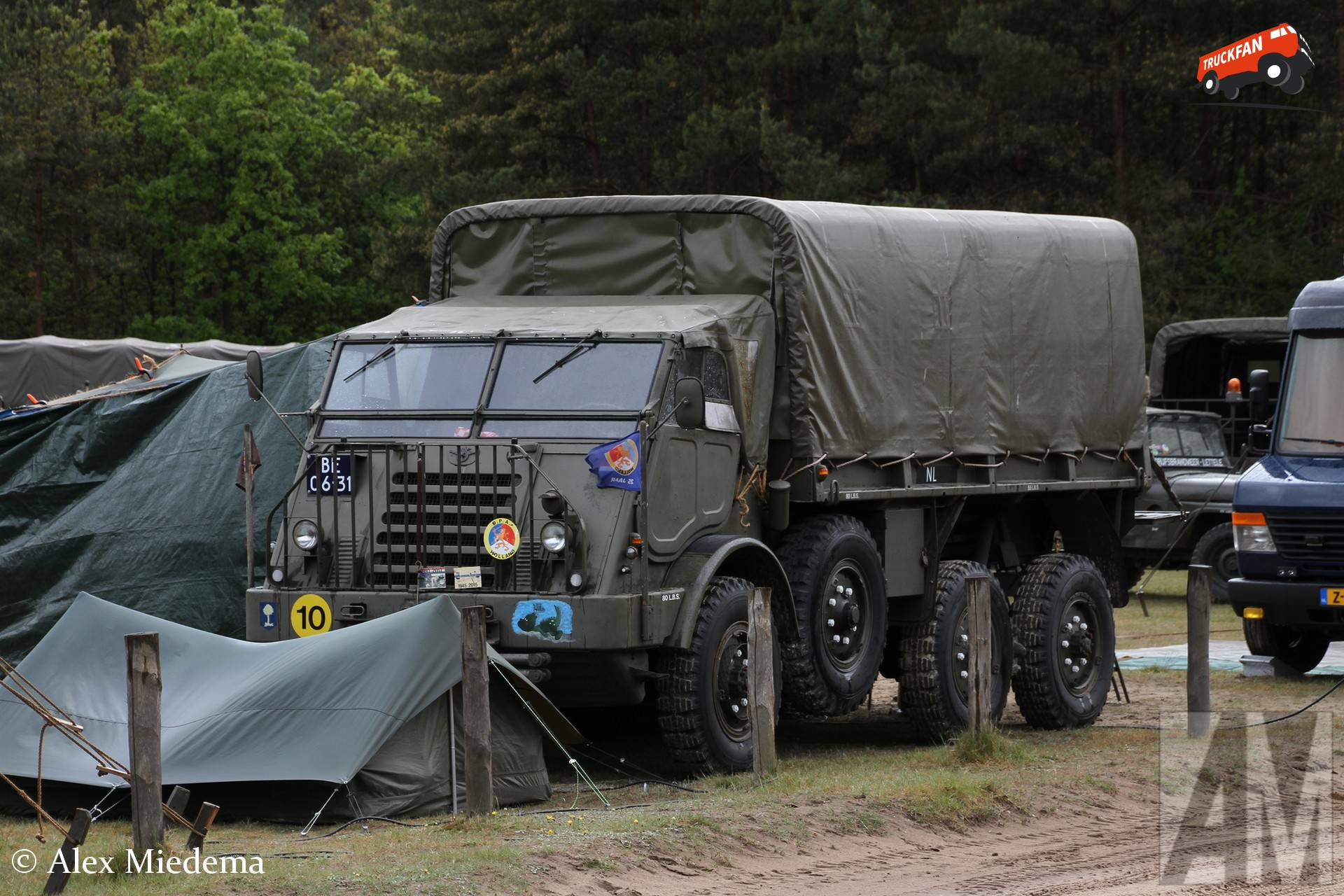 DAF YA 328 op Militair oefenterrein Havelterberg