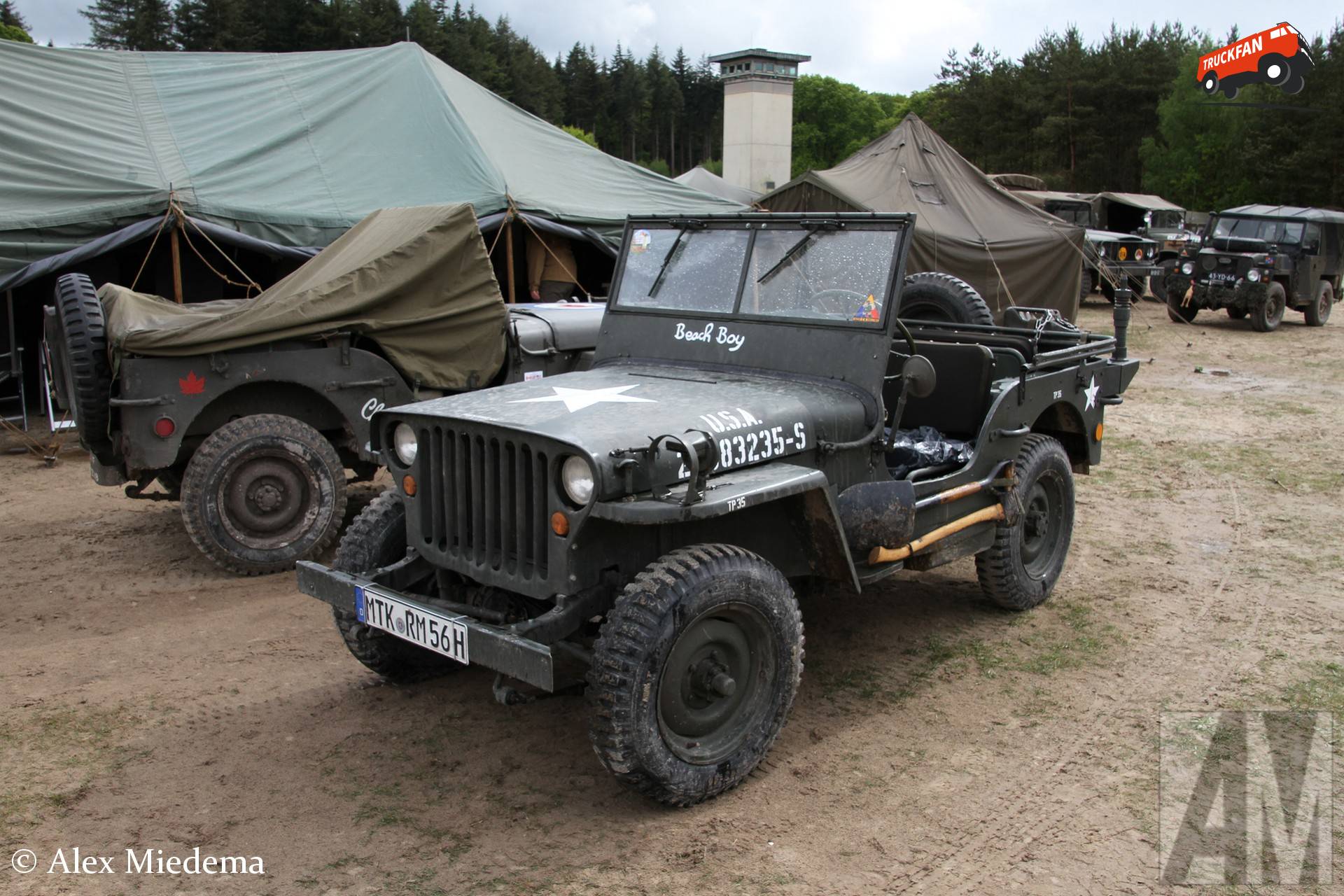 Willys MB op Militair Oefenterrein Havelterberg