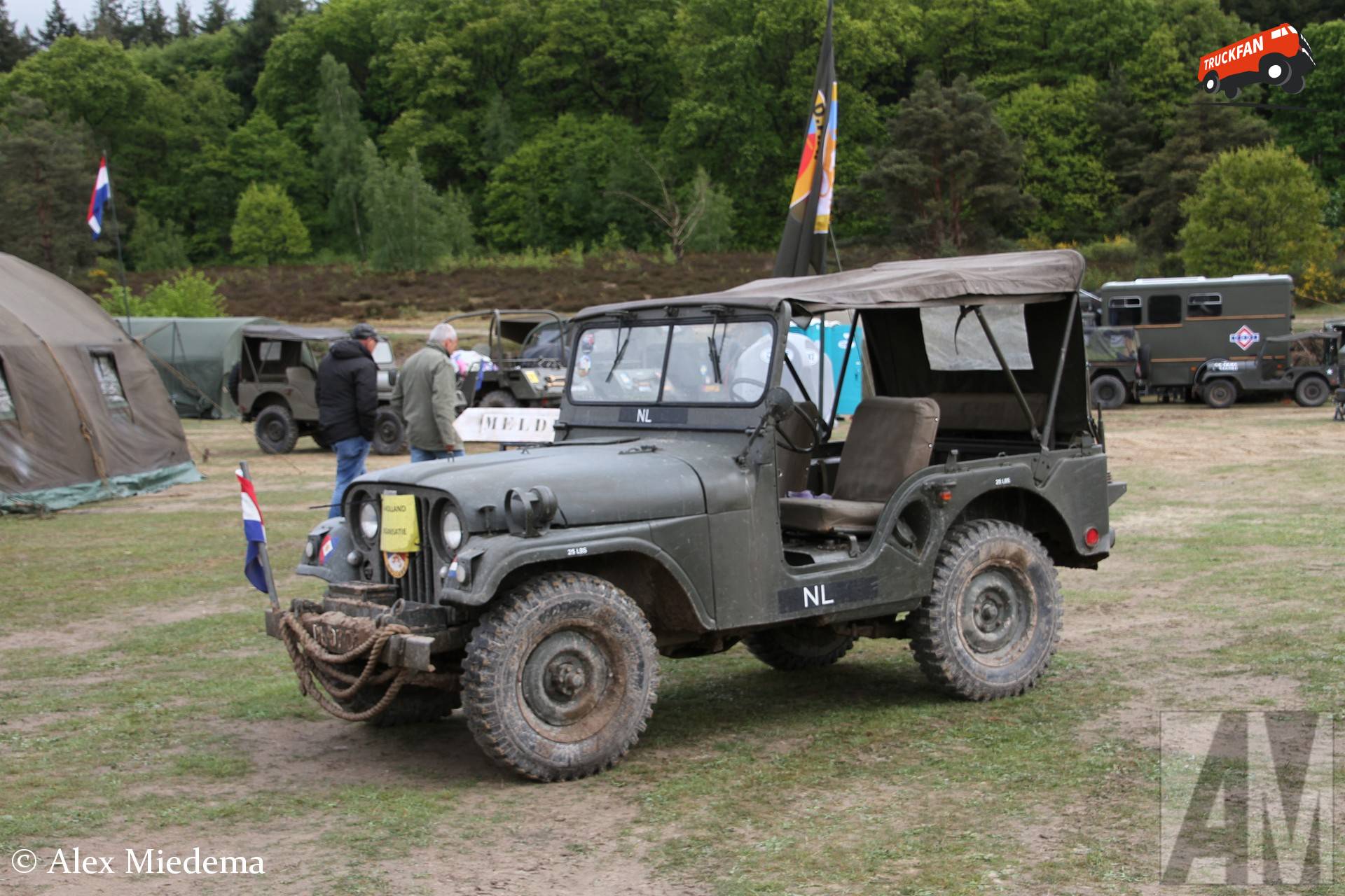 NEKAF M38A1 op Militair Oefenterrein Havelterberg