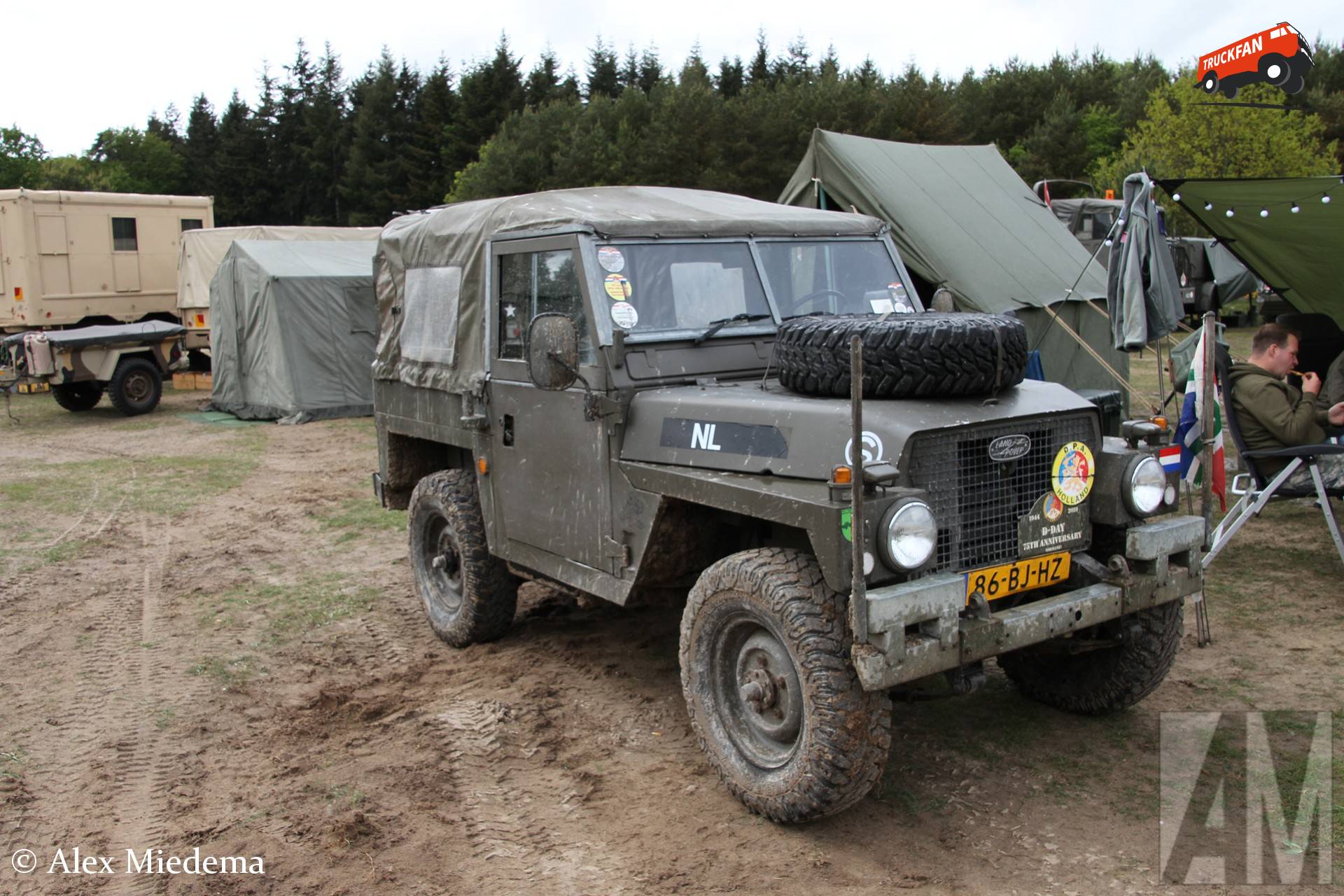 Land Rover 88 op Militair oefenterrein Havelterberg