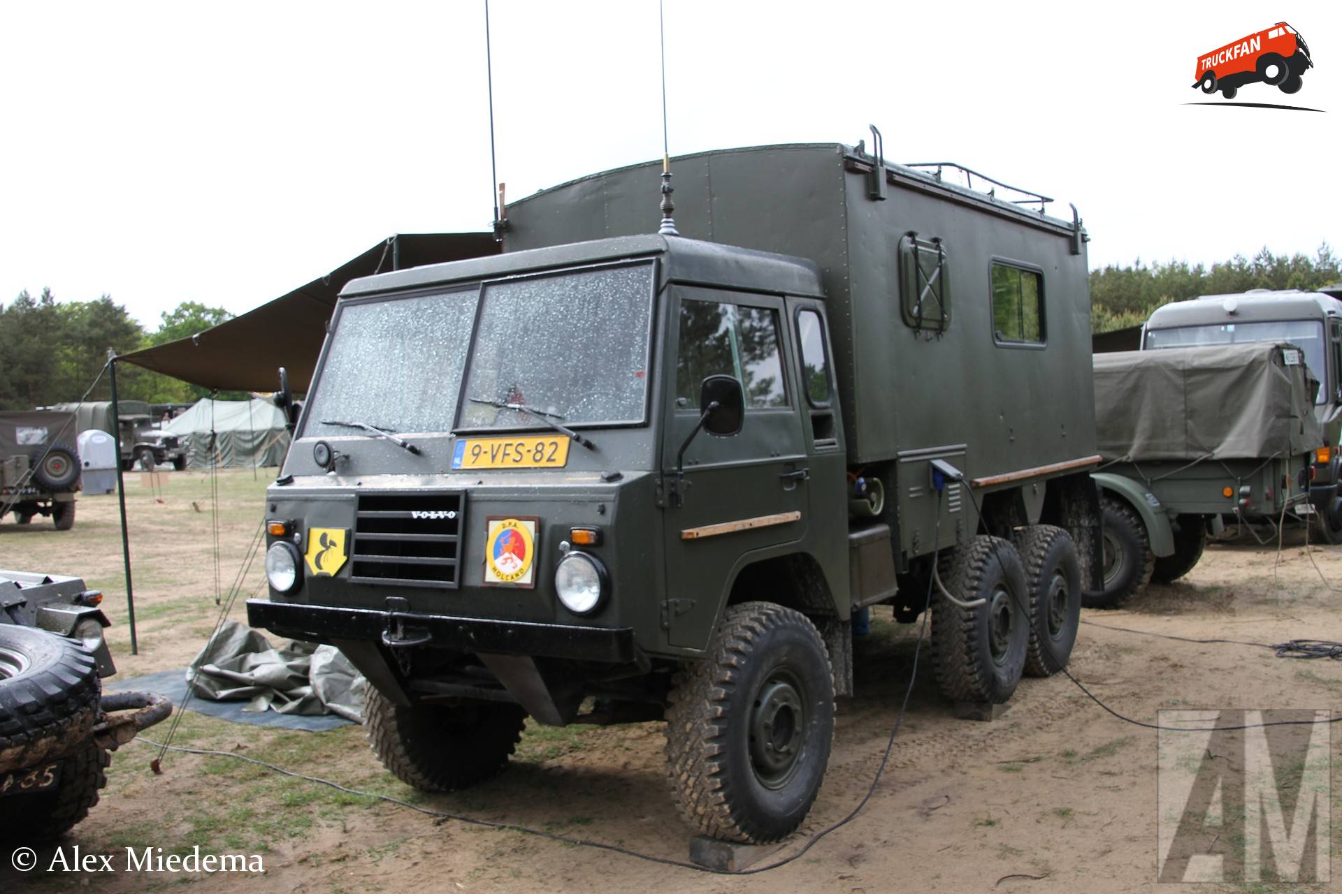 Voertuig Volvo C306 tijdens Dutch Peace Army Evenement