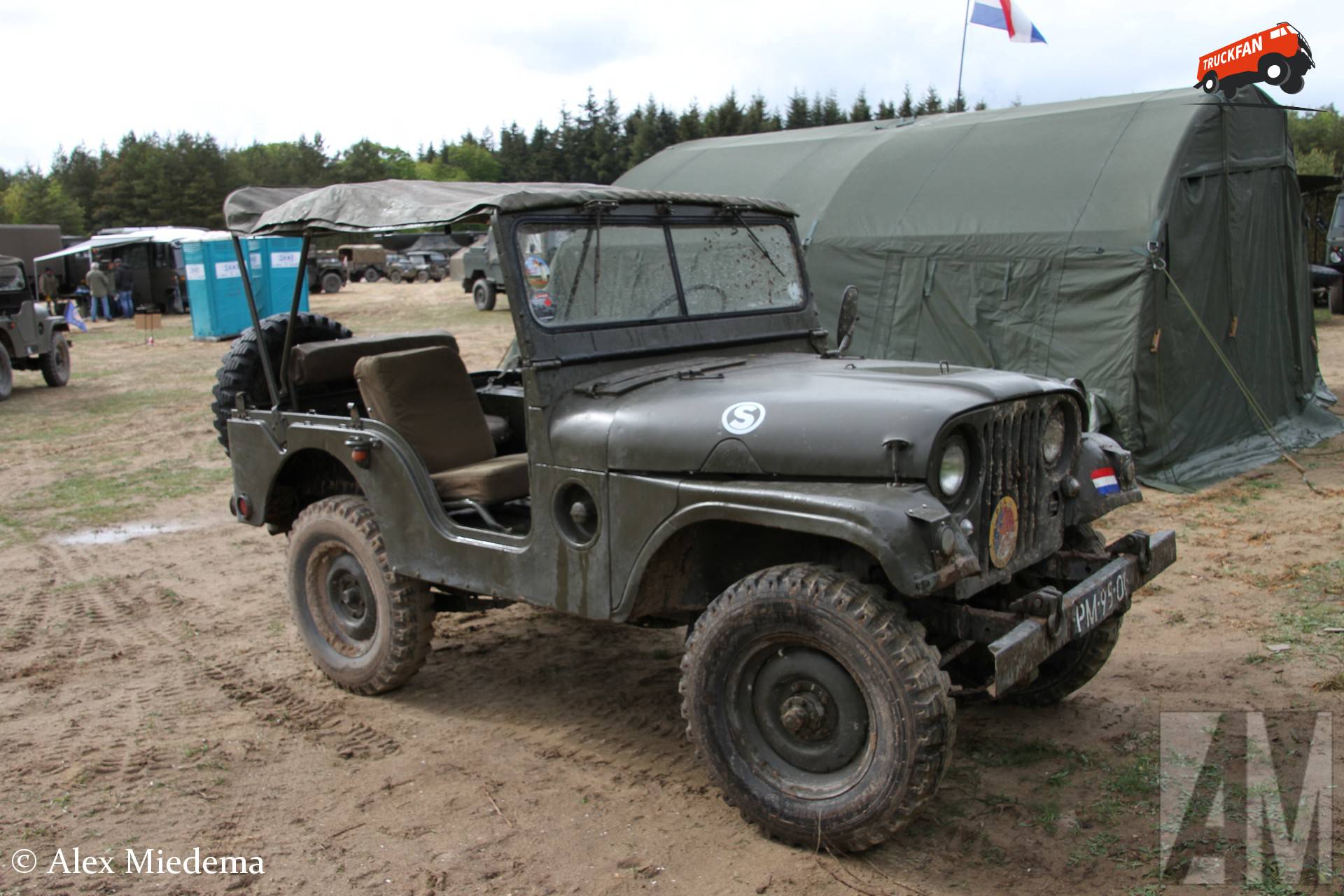 NEKAF M38A1 op militair oefenterrein Havelterberg