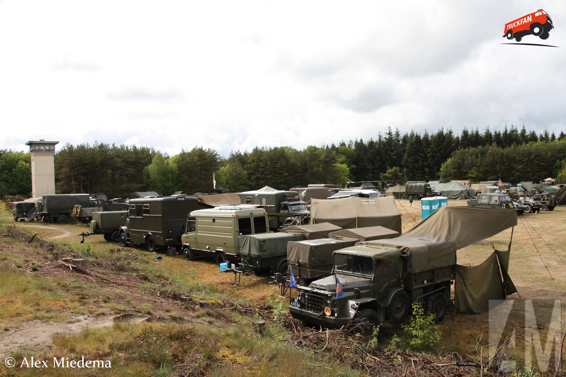 DAF YA 126 op Militair Oefenterrein Havelterberg
