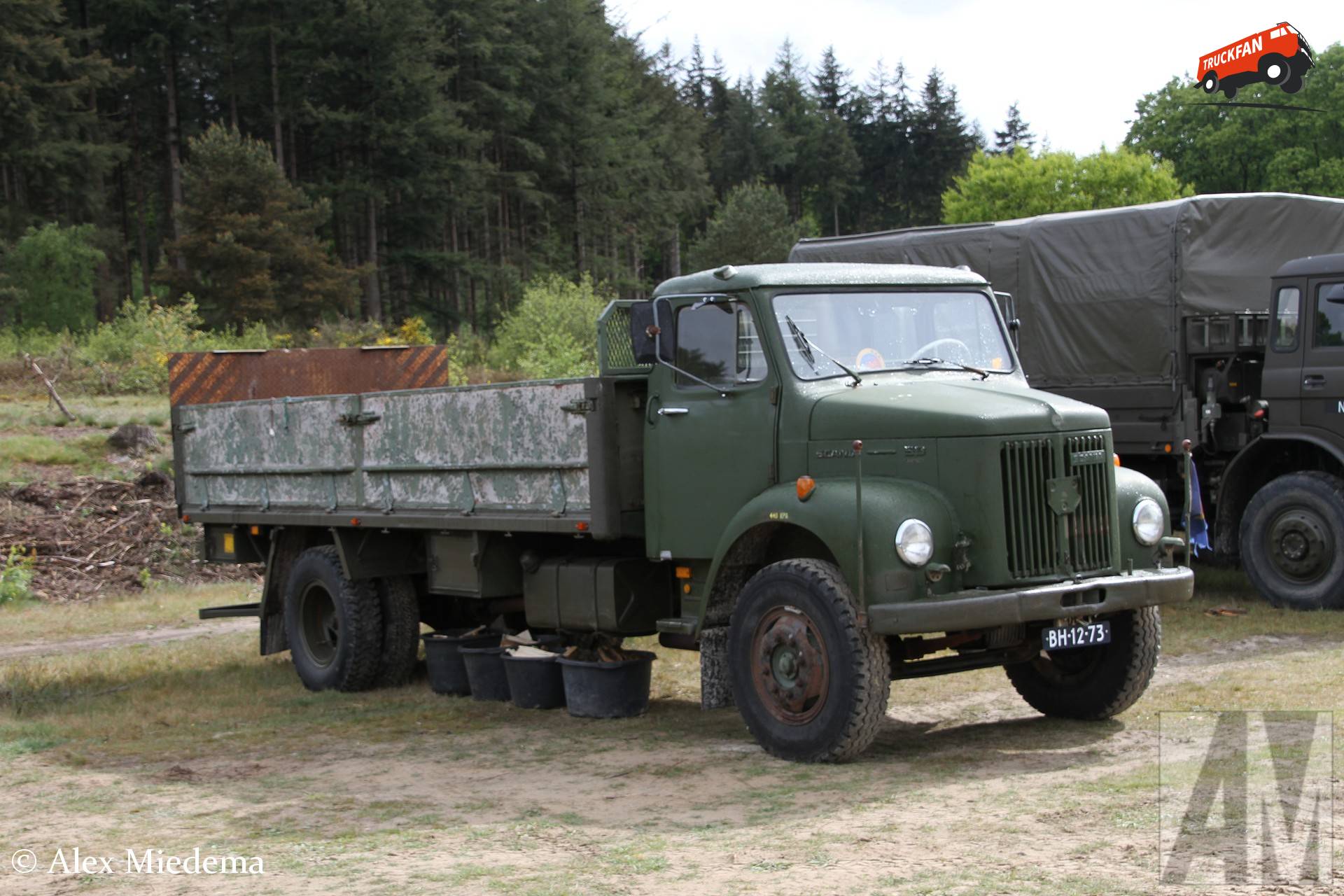 Scania L50 op Militair Oefenterrein Havelterberg