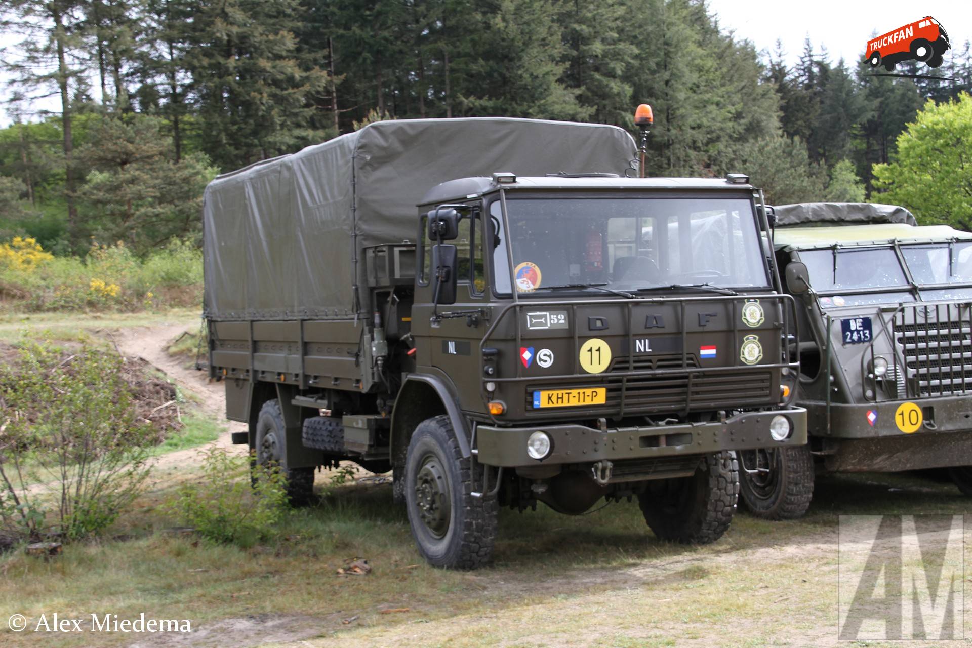 DAF YA 4440 met Nederlands civiel kenteken KHT-11-PB
