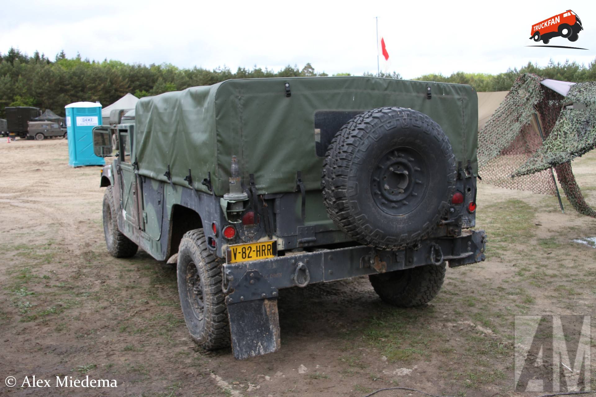 AM General M998 HMMWV op Havelterberg oefenterrein