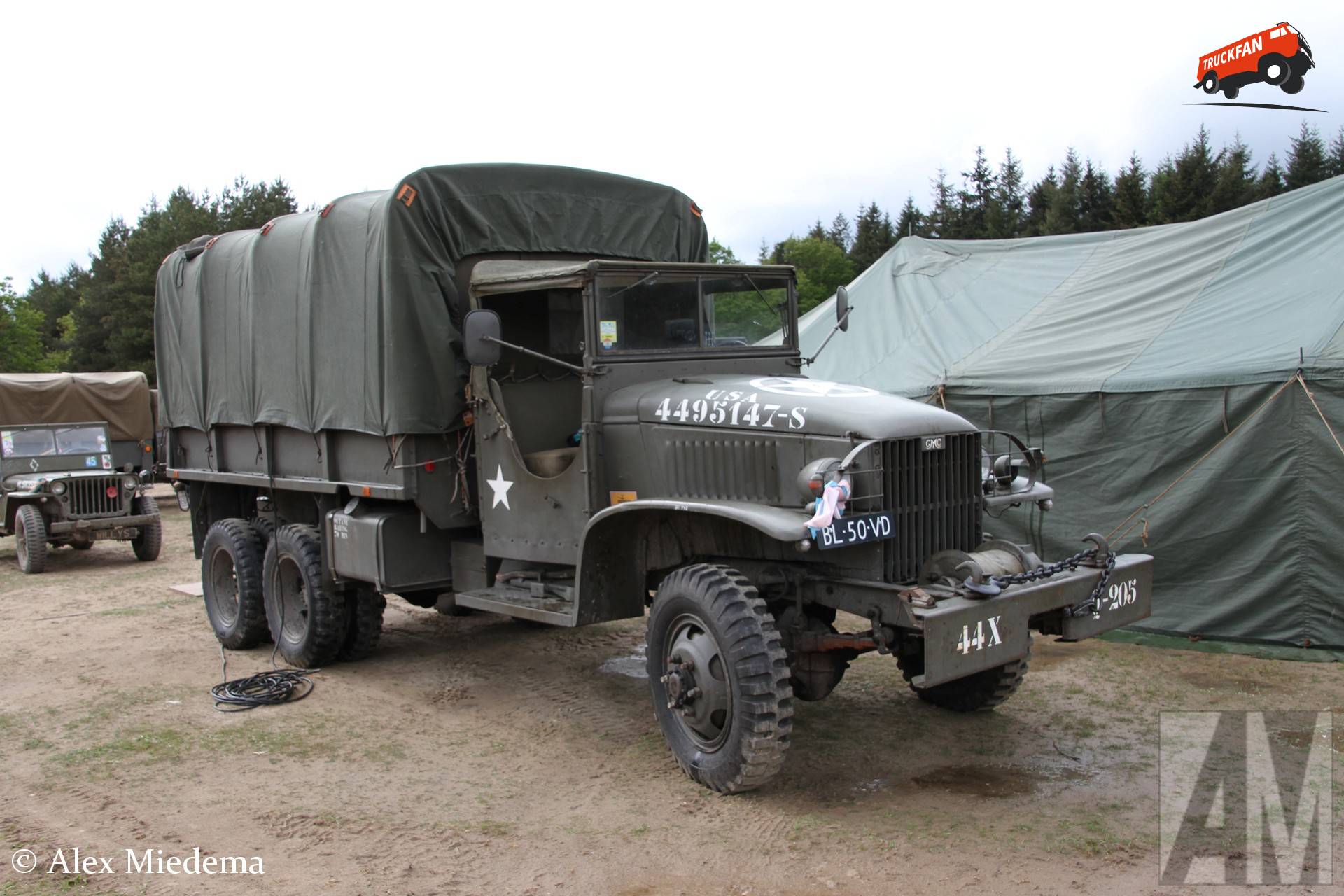 GMC CCKW-353 voertuig op Havelterberg