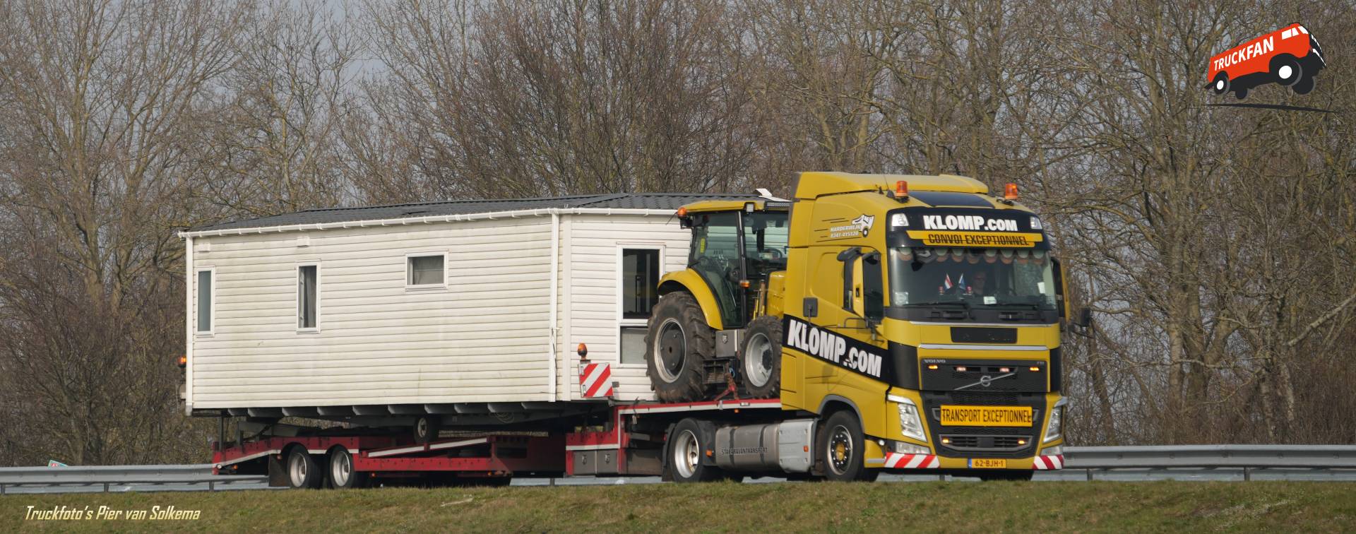 Volvo FH4 truck bij A7 Sneek