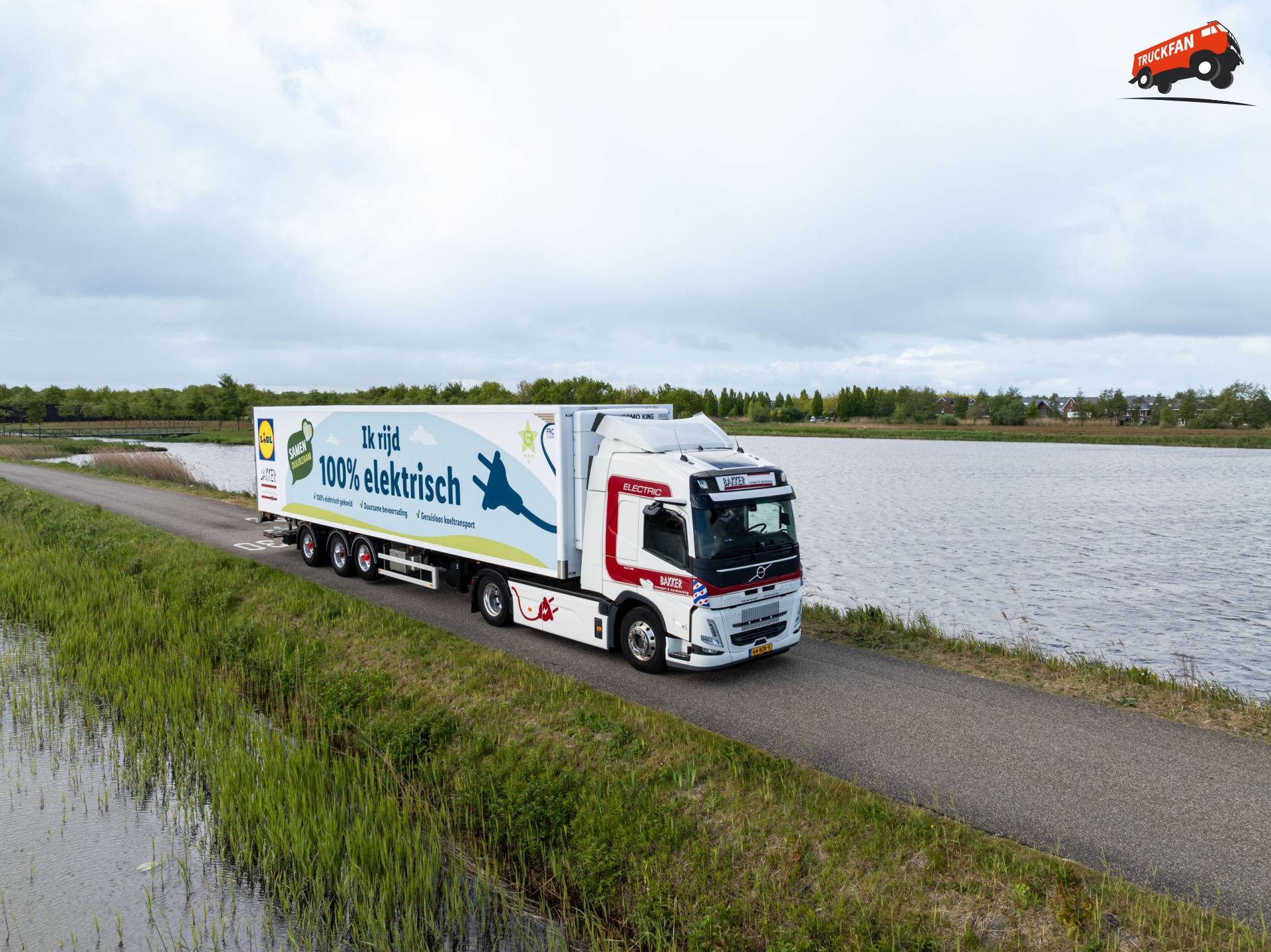 Volvo FM Electric truck by Bakker Transport