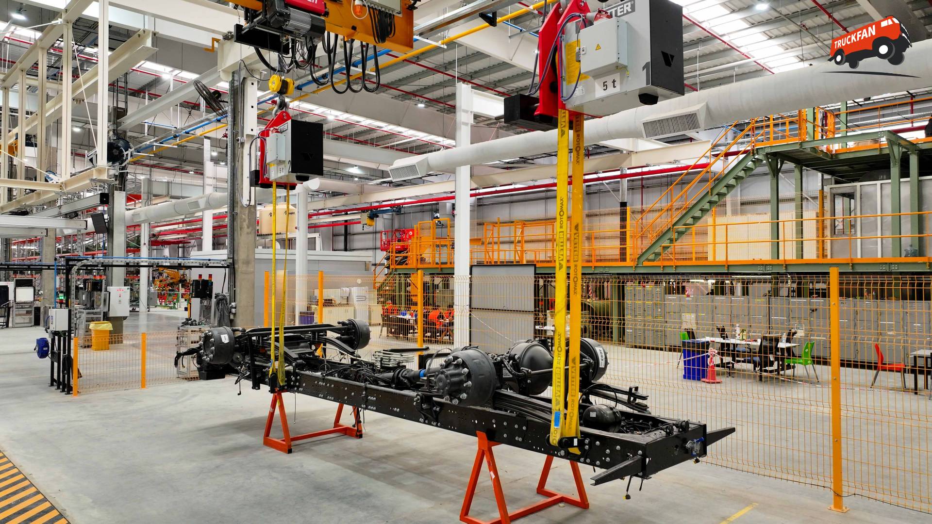 Productiefaciliteit voor trucks en buschassis van Mercedes-Benz