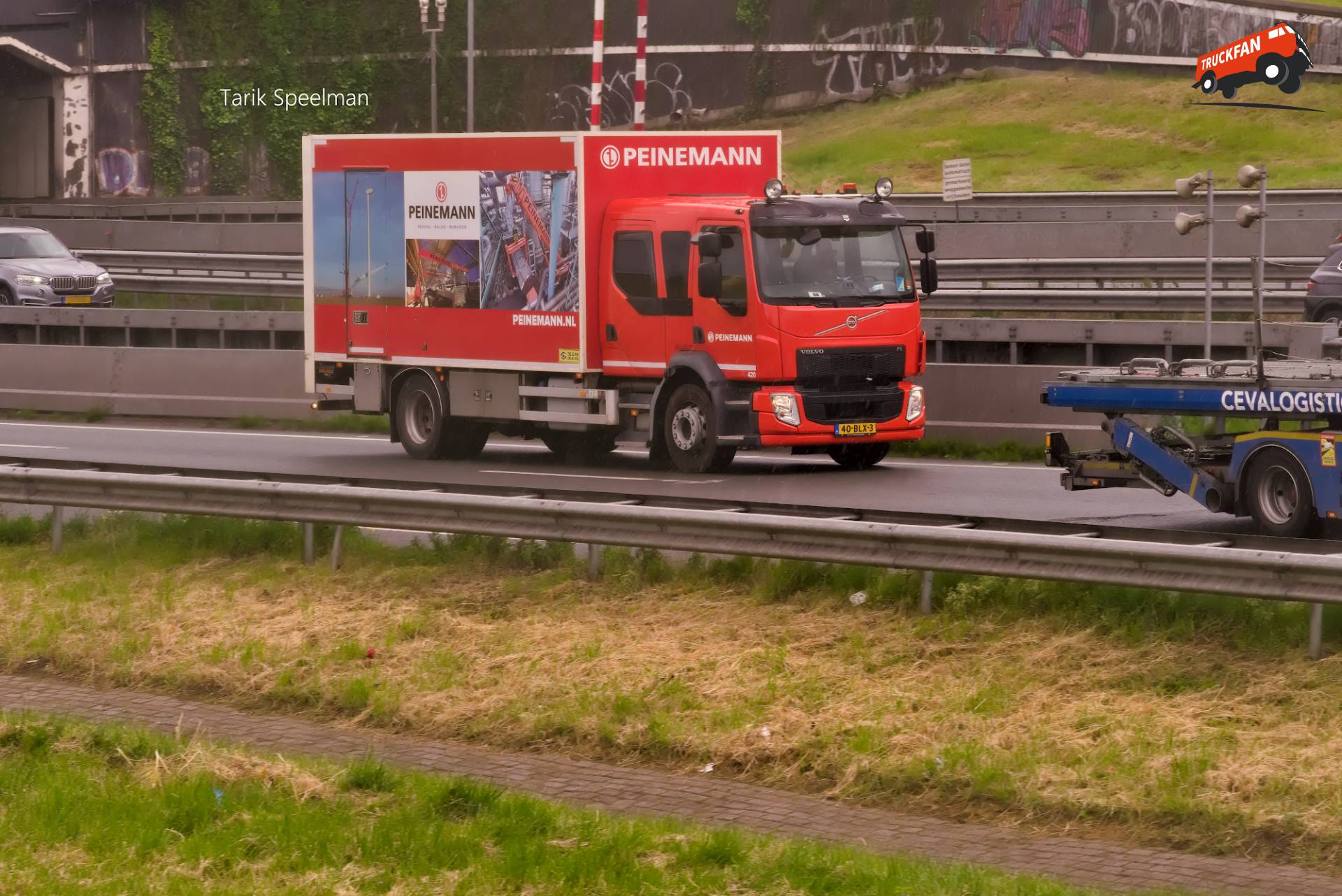 420, Volvo FL vrachtwagen met kenteken 40-BLX-3