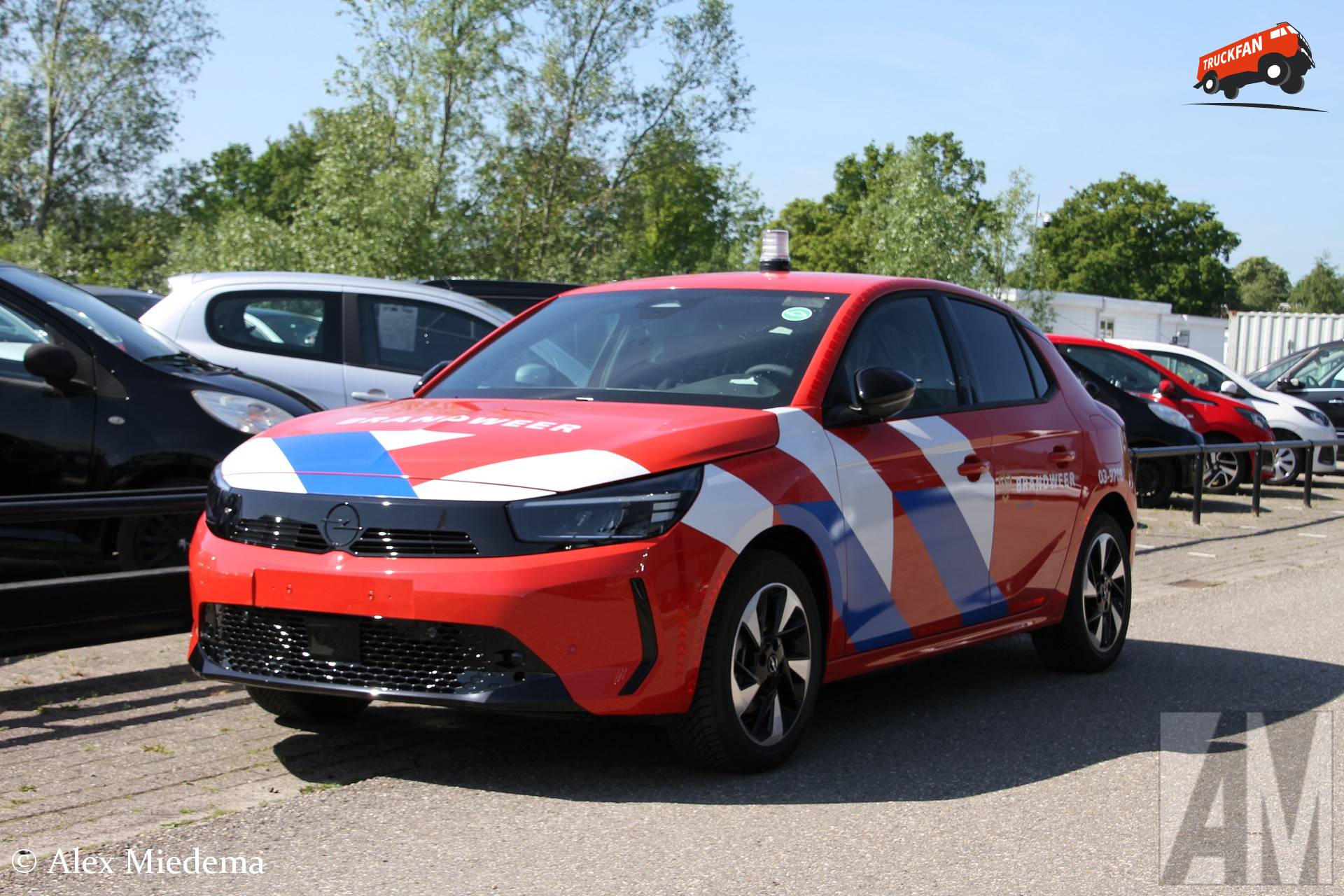 Brandweervoertuig Opel Corsa in Leeuwarden op 22 mei 2026