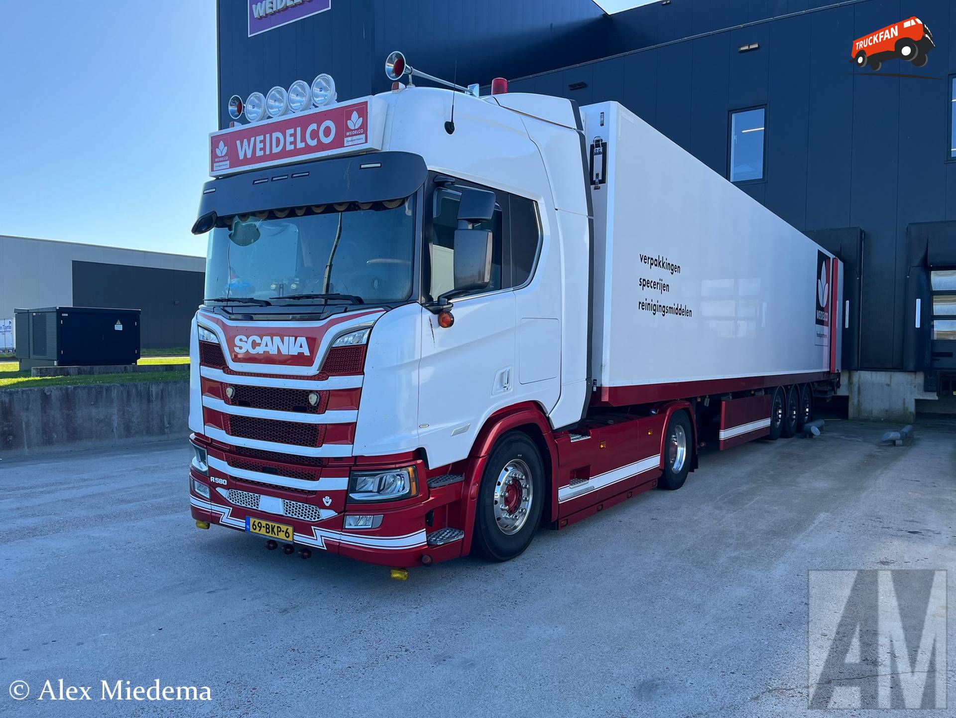 Weidelco Scania R580 vehicle in Leeuwarden