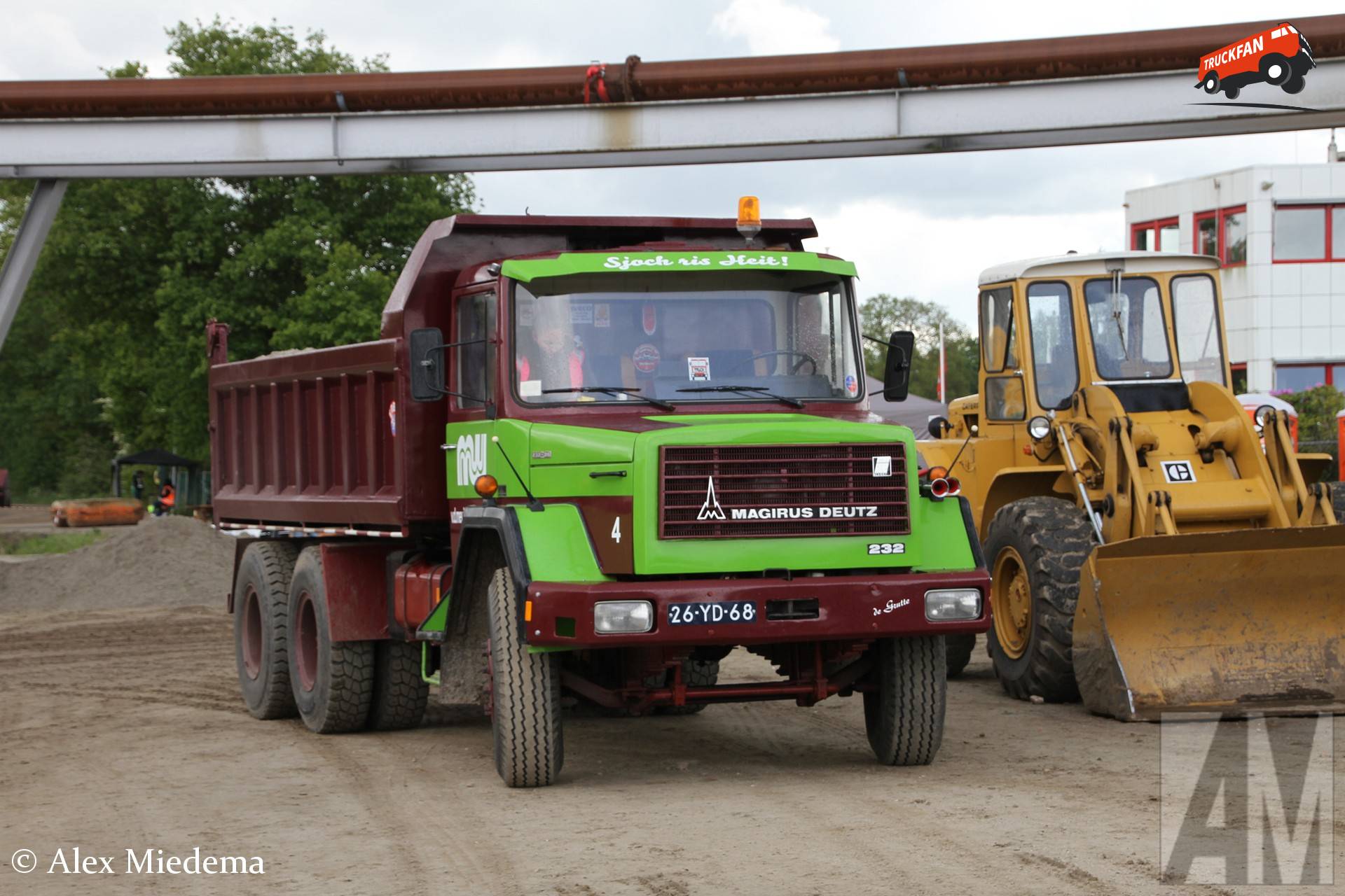 Magirus-Deutz 232D26K truck in Markelo