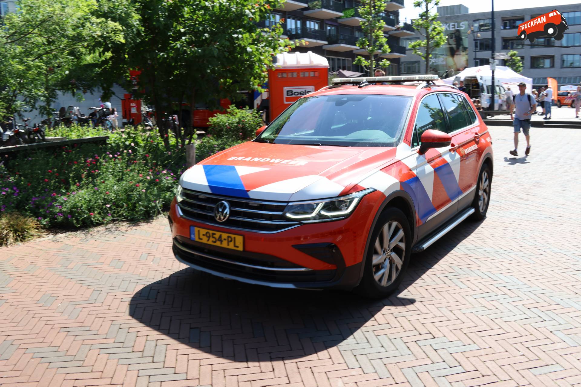VW Tiguan brandweervoertuig tijdens Open Dag 2026
