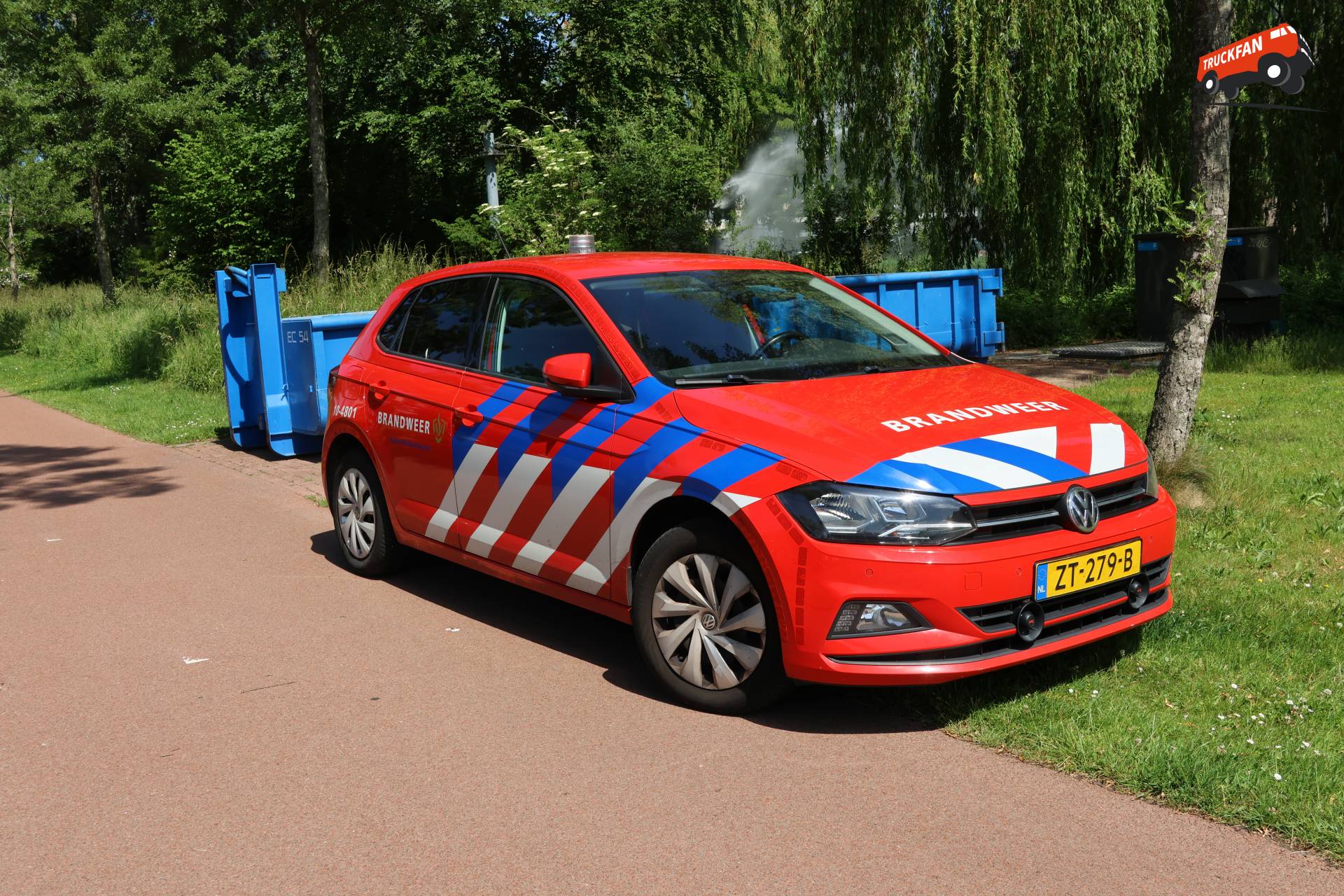 VW Polo bij Open Dag Brandweer HHWaard