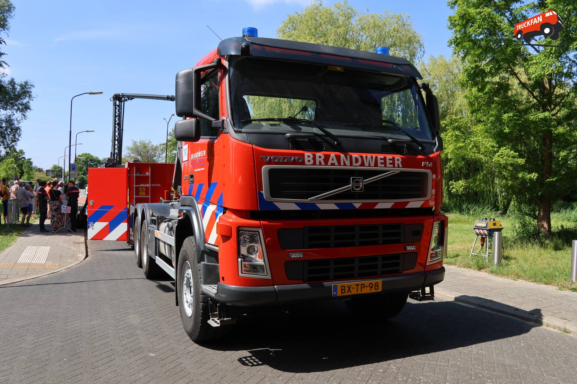 Volvo FM brandweerwagen op Open Dag 2026