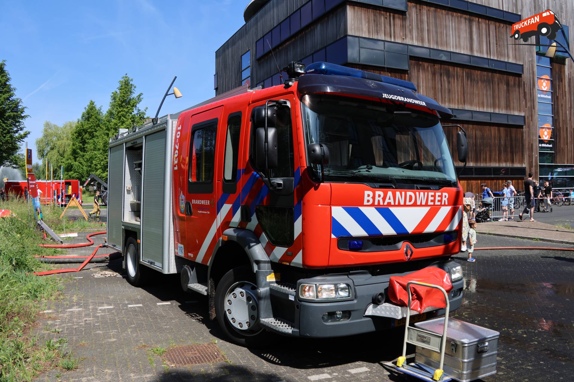 Renault Premium Brandweerwagen tijdens Open Dag