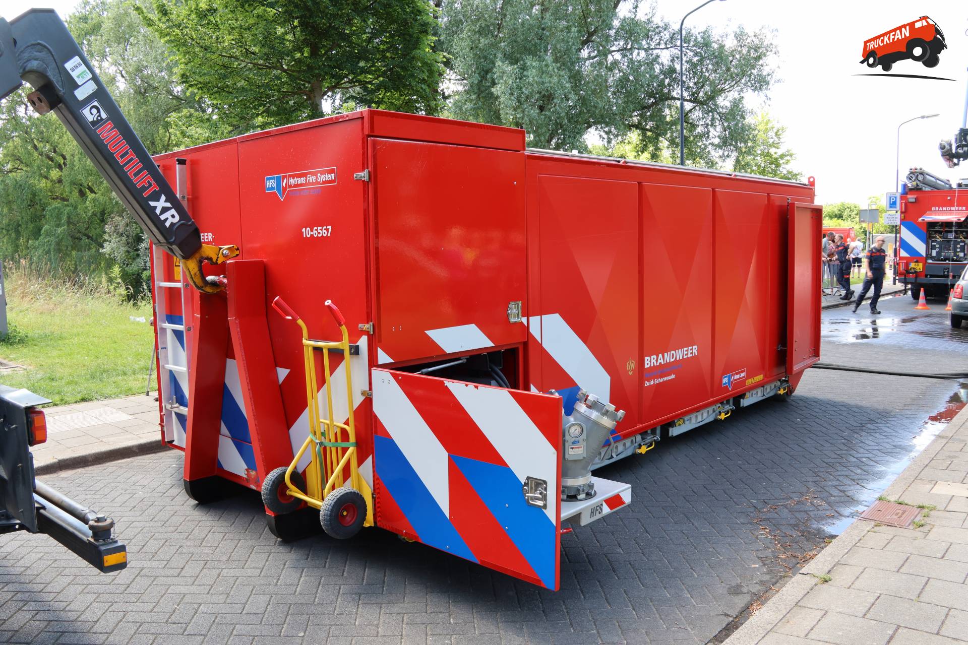 Hytrans Fire System bij Open Dag Brandweer HH
