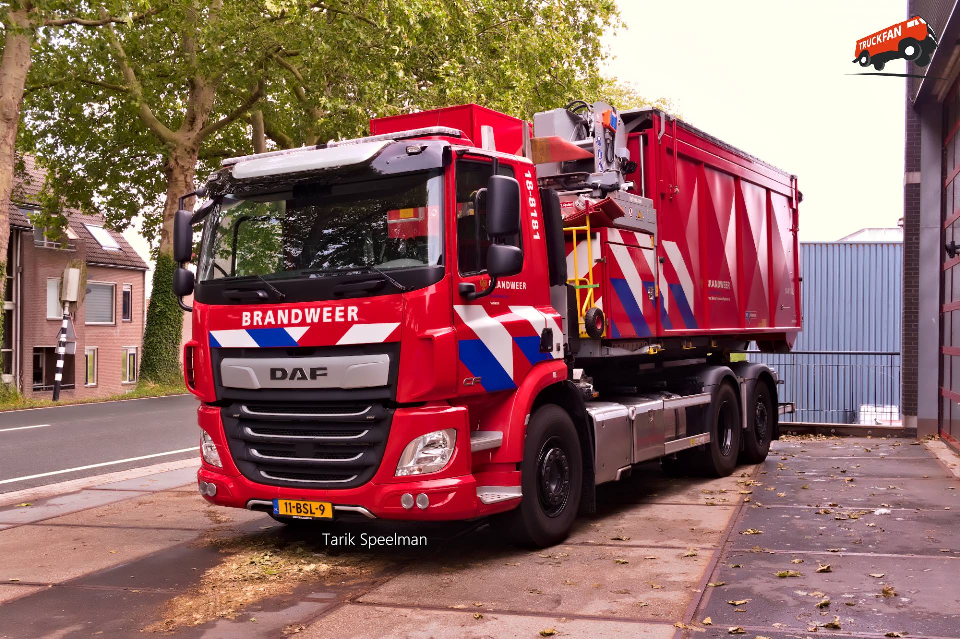 Brandweerauto DAF CF Euro 6 in Gorinchem