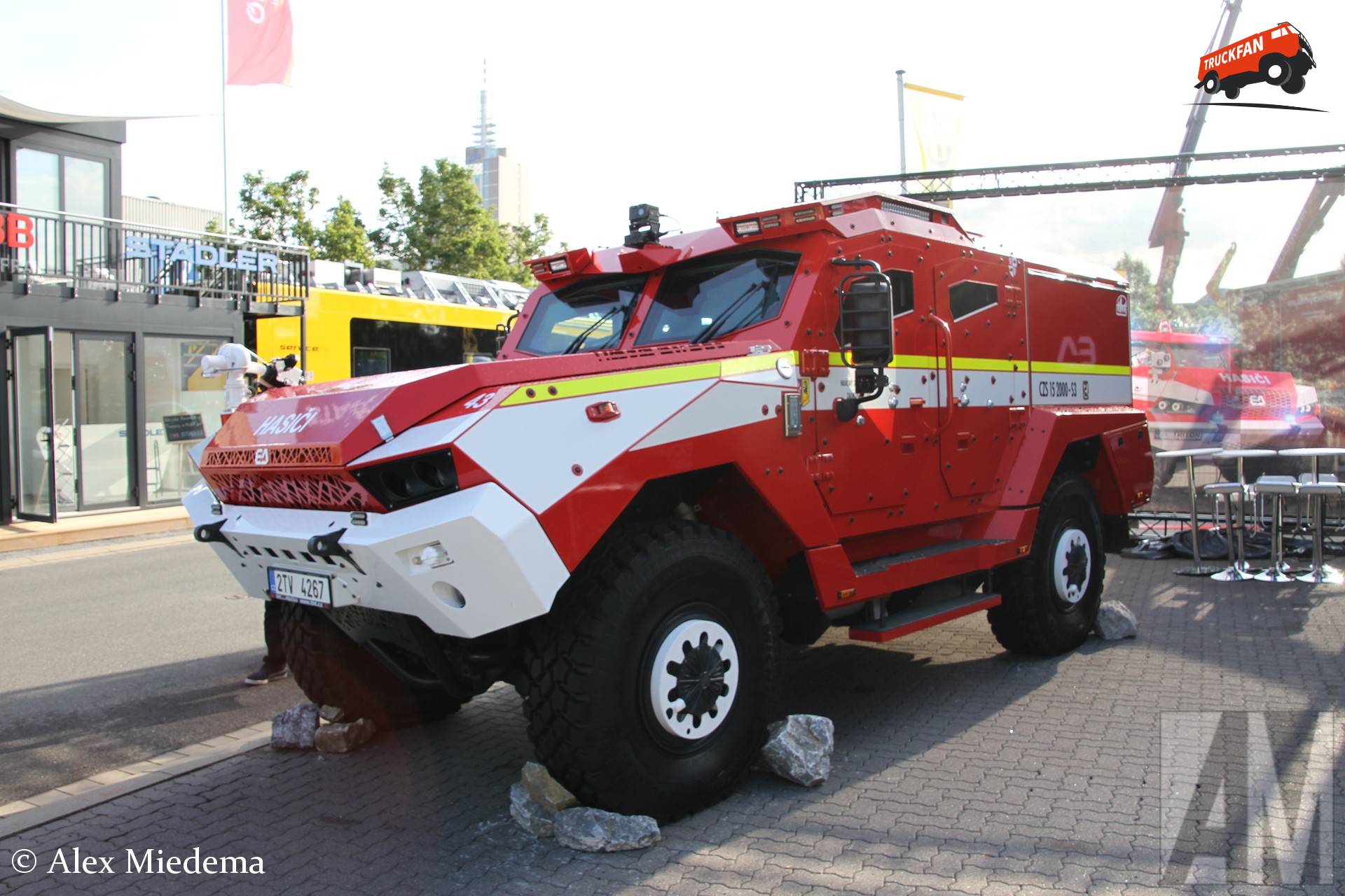 Triton pantserwagen van Hasičský záchranný sbor ČR