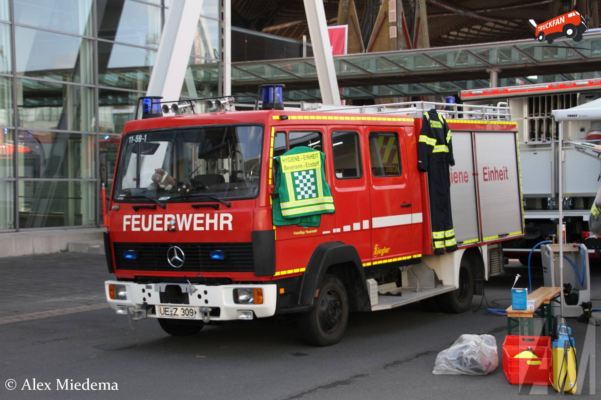Mercedes-Benz Ecoliner brandweerwagen op Interschutz 2026