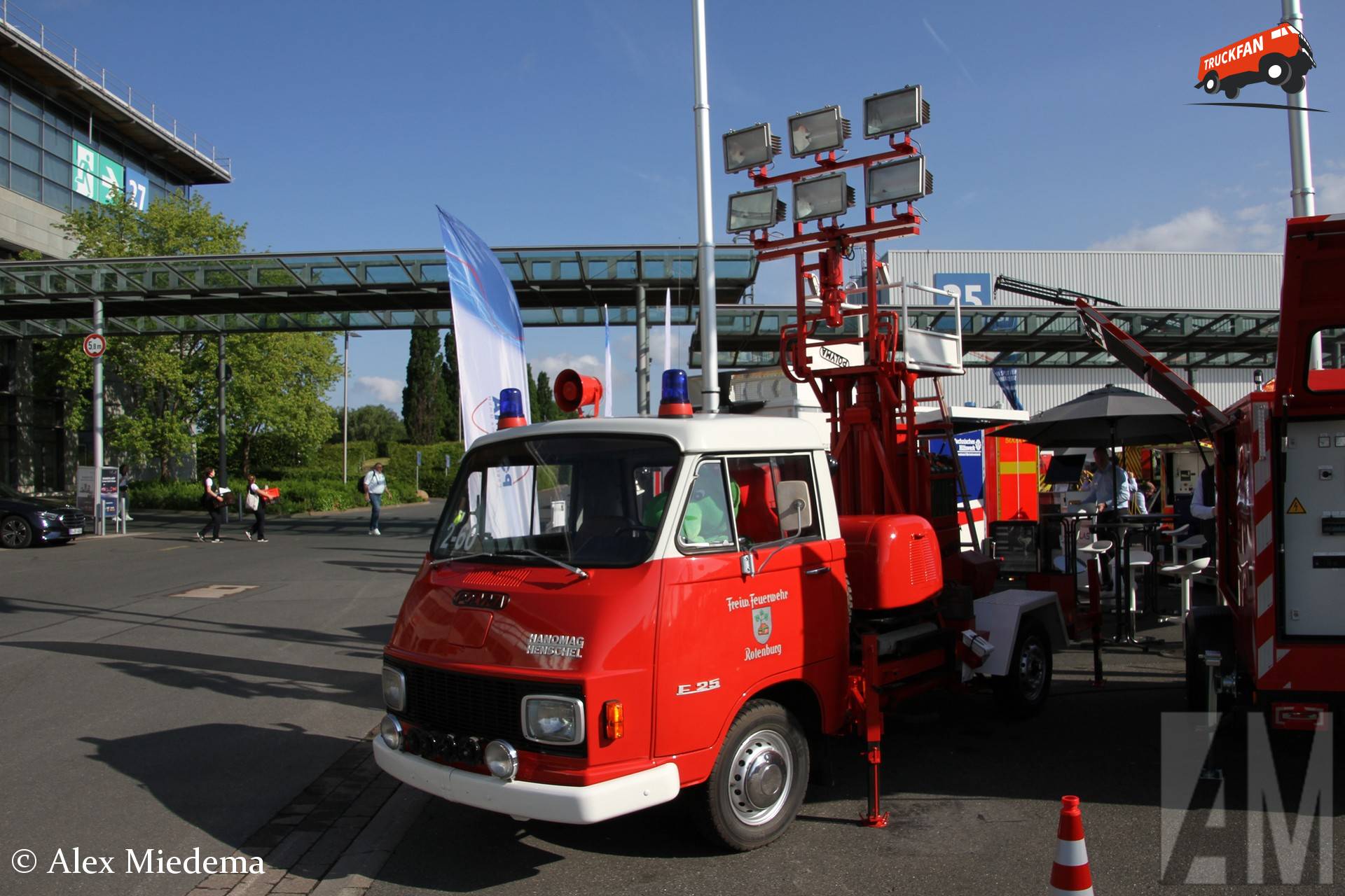 Brandweerwagen F25 van freiw. Feuerwehr Rotenburg op Messe Hannover