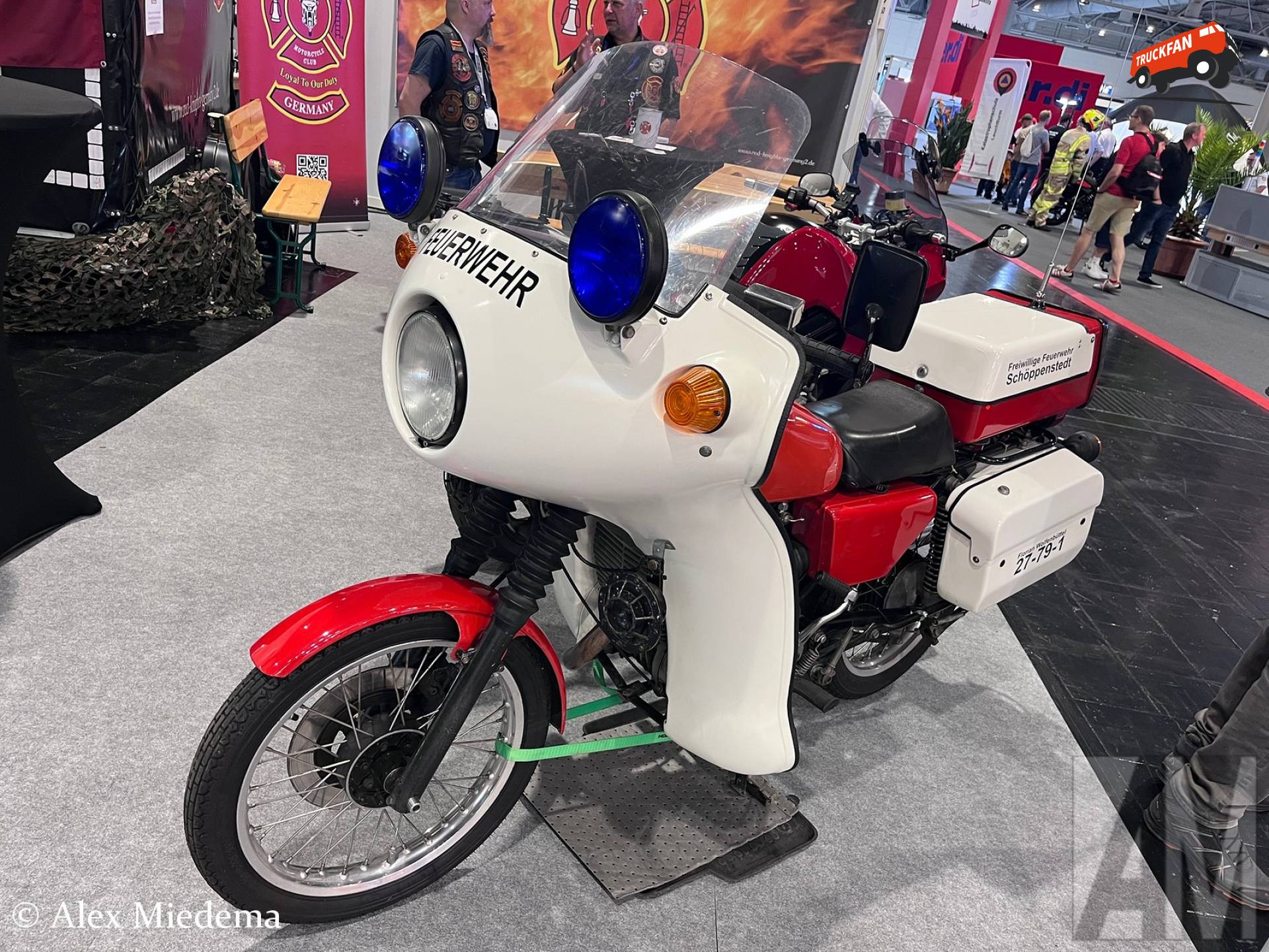 BMW motorfiets van Freiwillige Feuerwehr Schöppenstedt