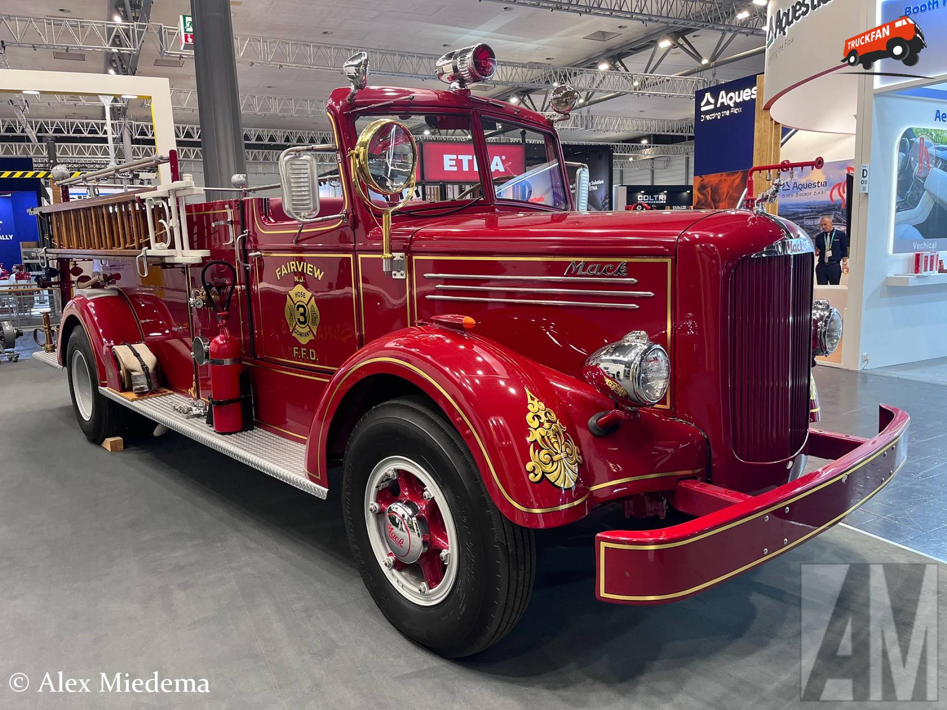 Mack voertuig uit 1945 op Interschutz 2026