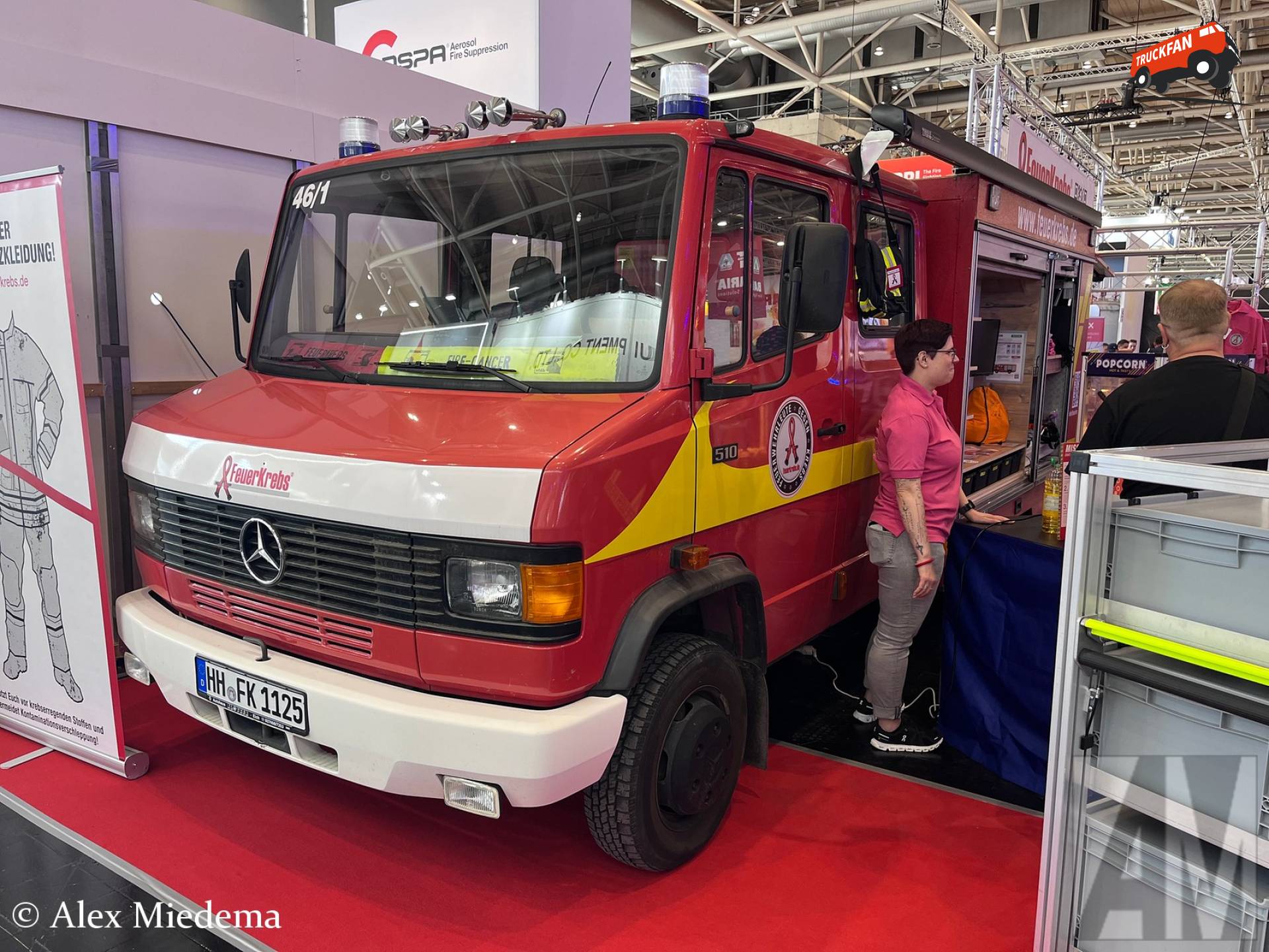 Mercedes-Benz 510 that doesn't fight fire, but cancer