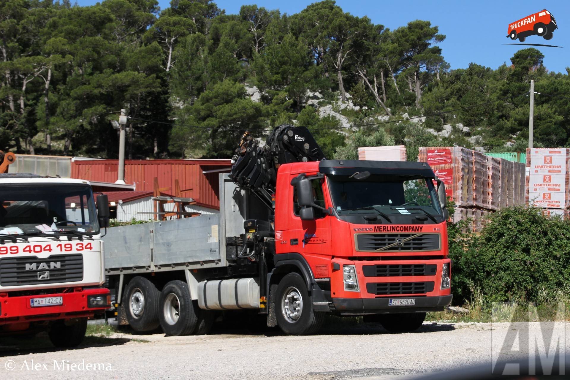 Volvo FM 2nd generation truck in Makarska