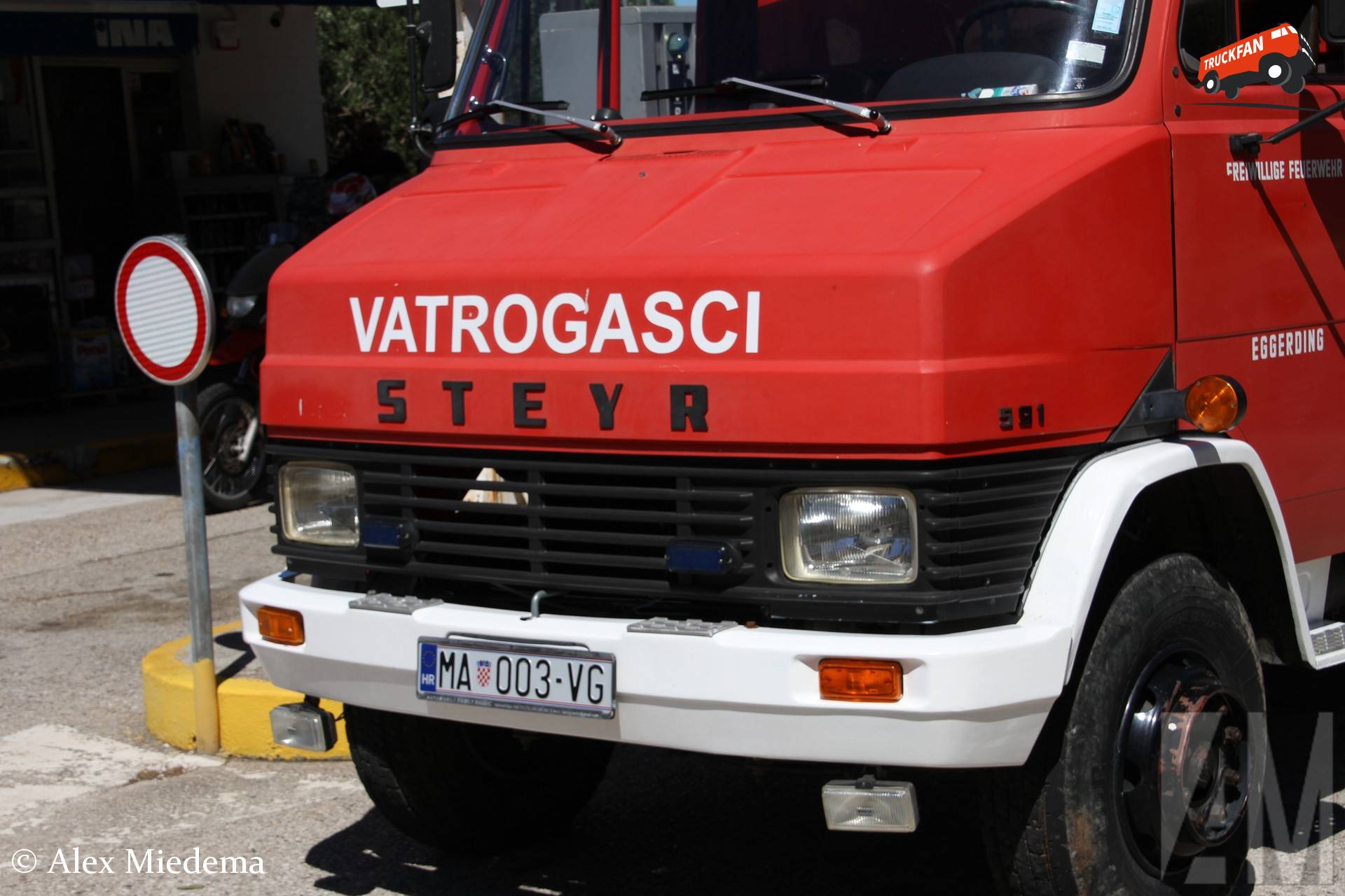 Voormalige vrijwillige brandweer Eggerding Steyr 591