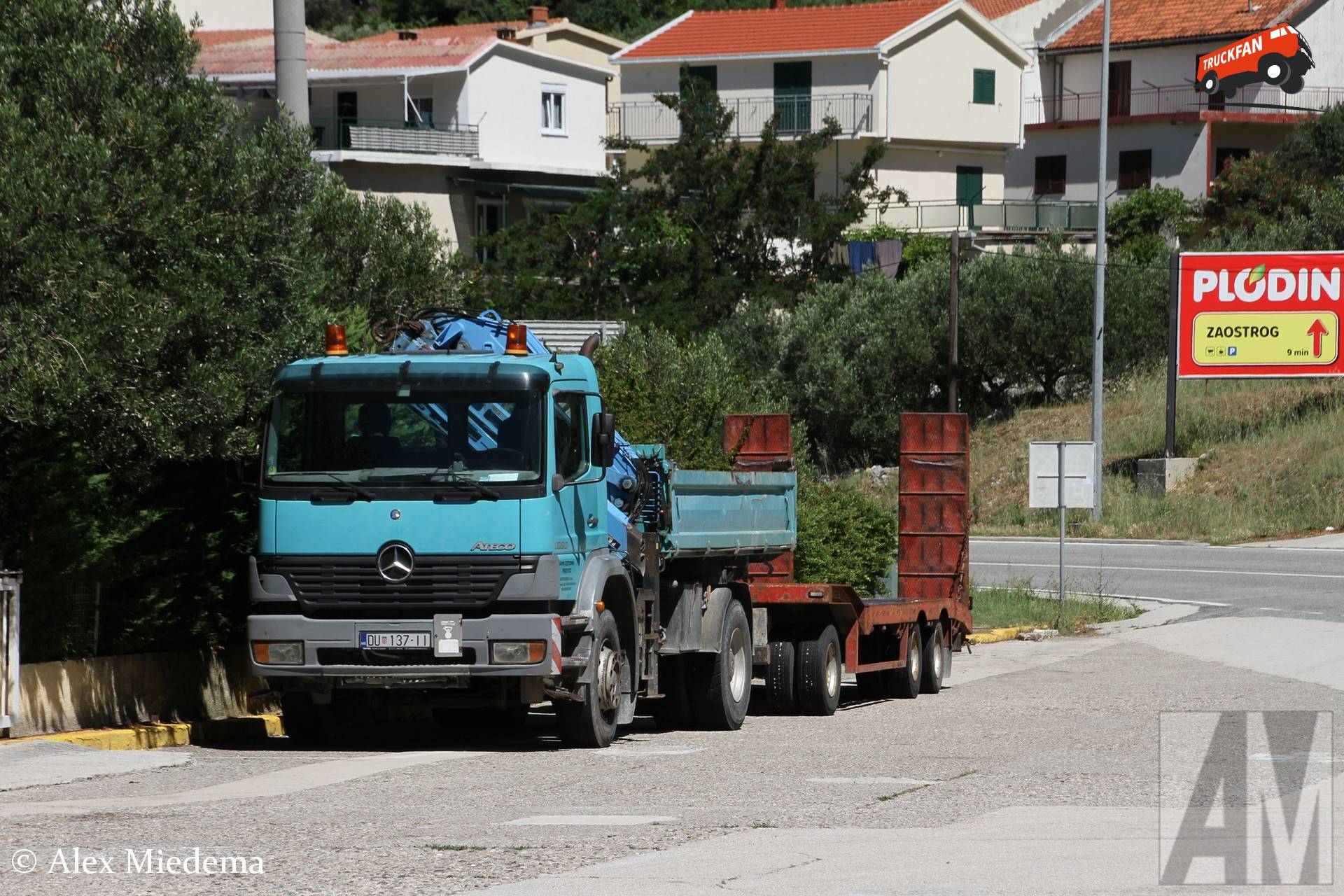 Mercedes-Benz Atego MP1 registered in Dubrovnik
