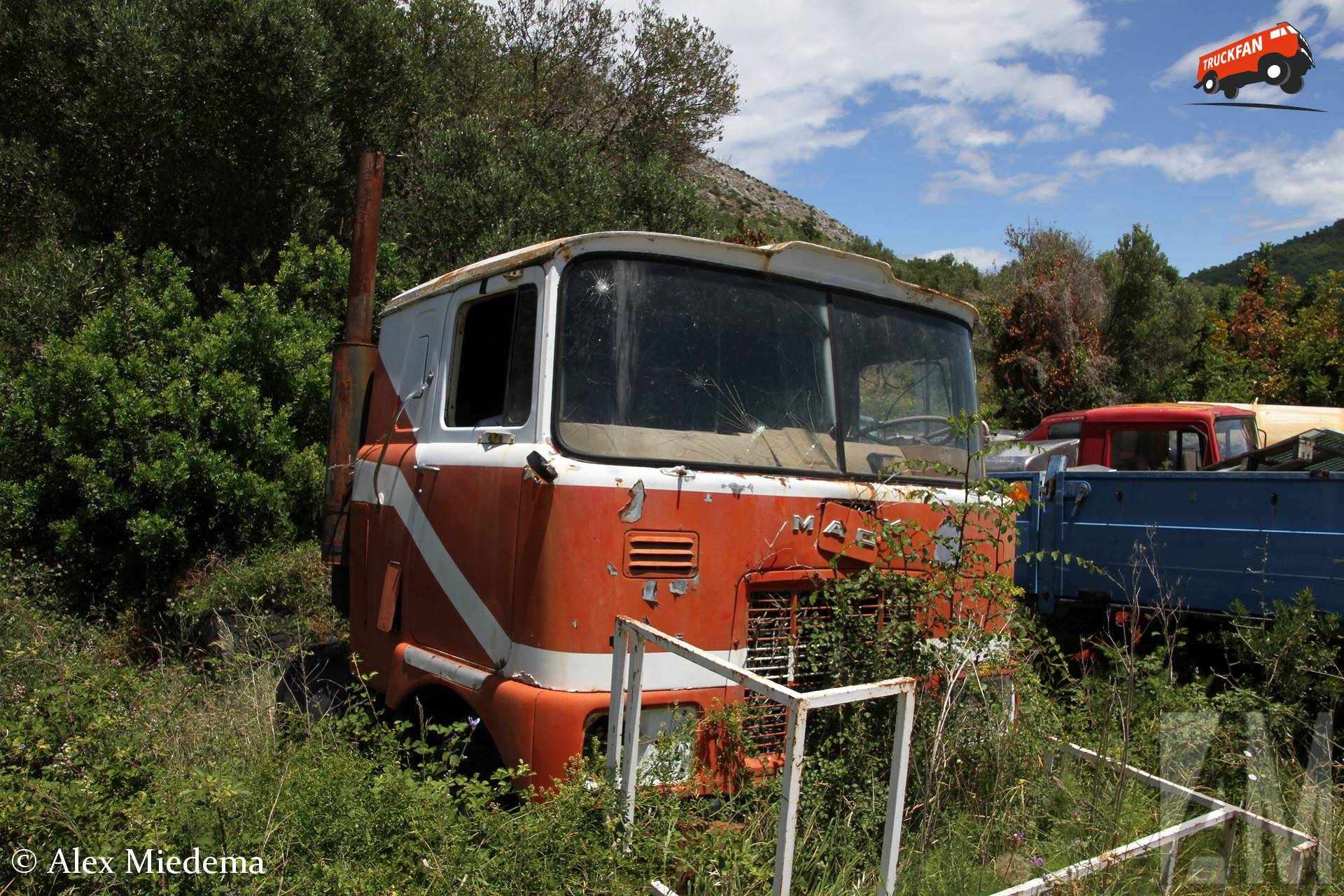 Mack F-serie vrachtwagen in Trsteno Kroatië