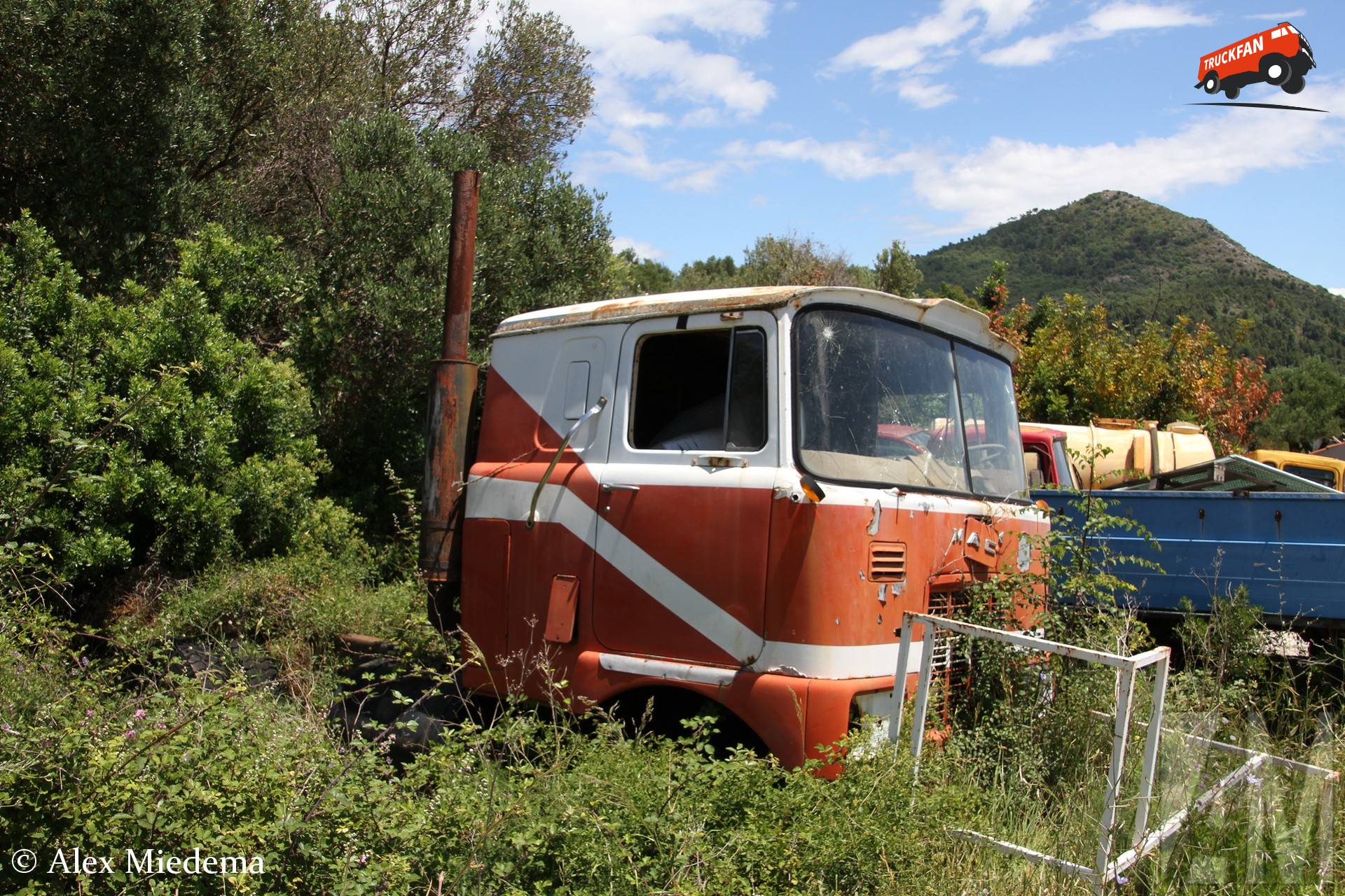 Mack F-serie vrachtwagen in Trsteno Kroatië