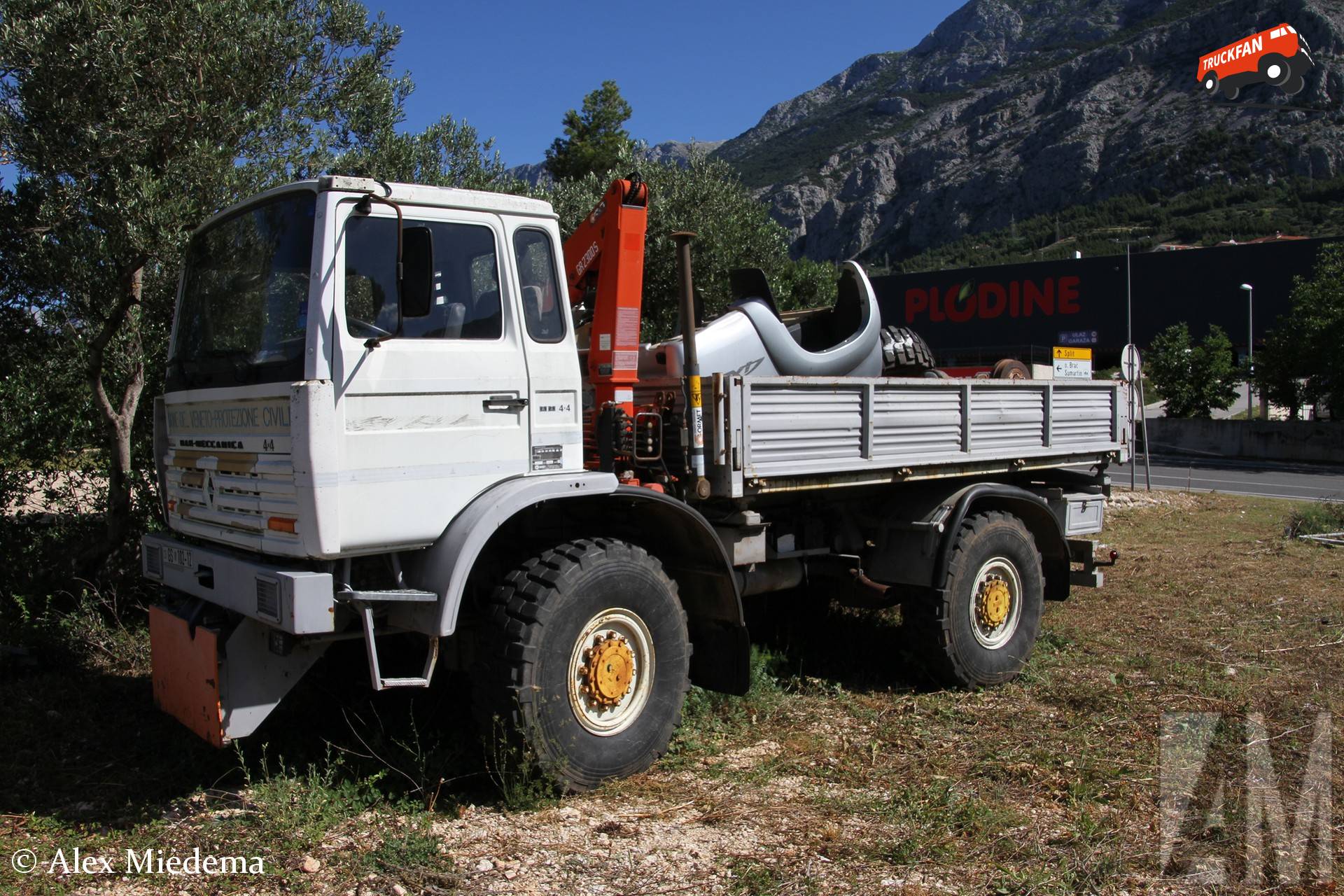 MAN-Meccanica 99 evoluzione 4x4 truck in Makarska