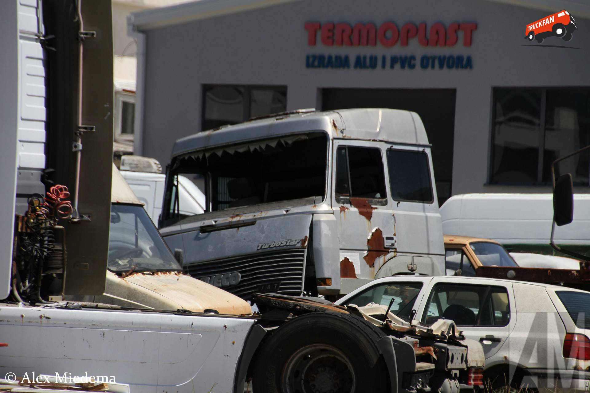 Iveco-Fiat TurboStar vrachtwagen in Metković