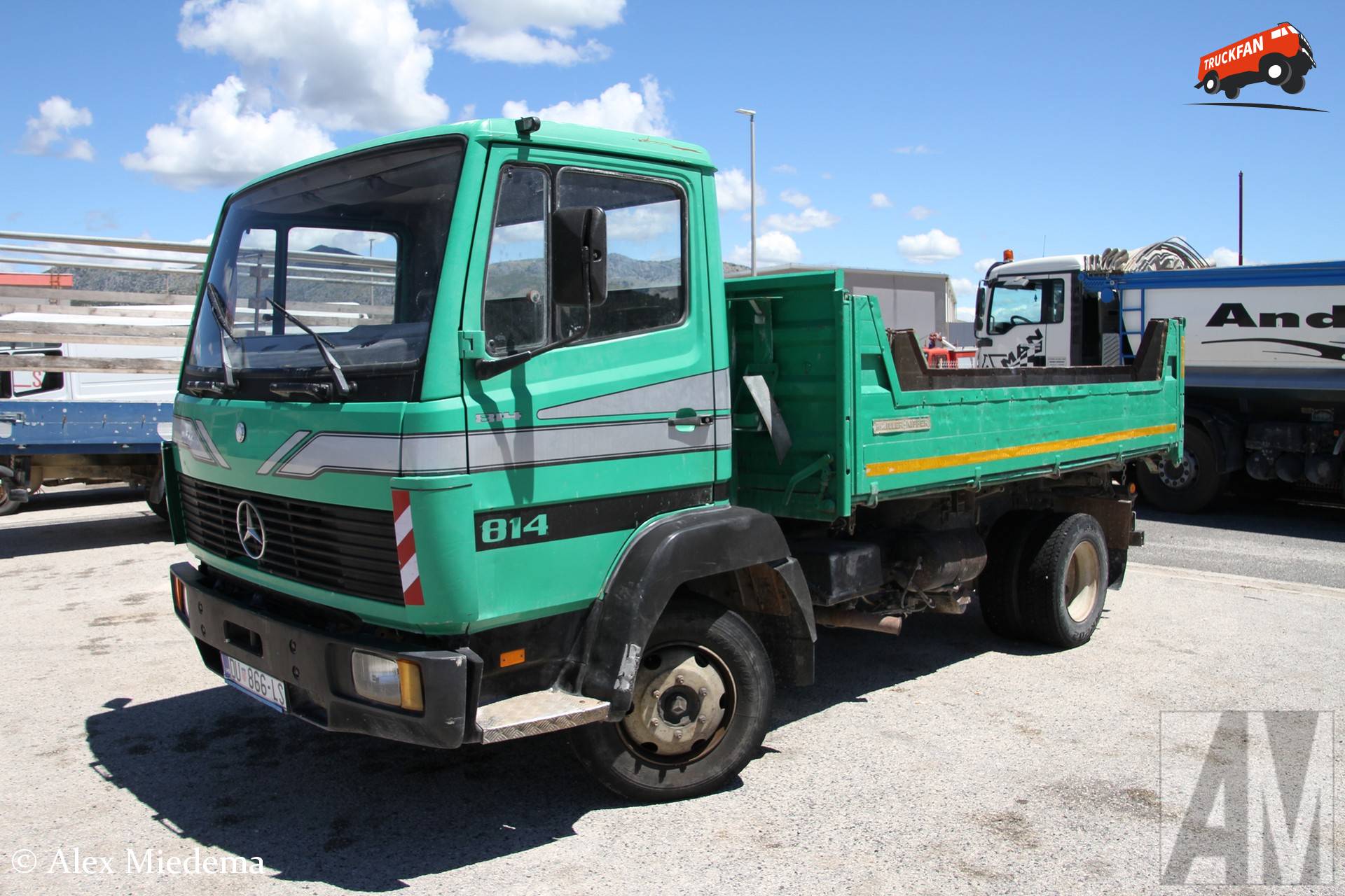 Mercedes-Benz Ecoliner 814 met Meiller-Kipper in Metković