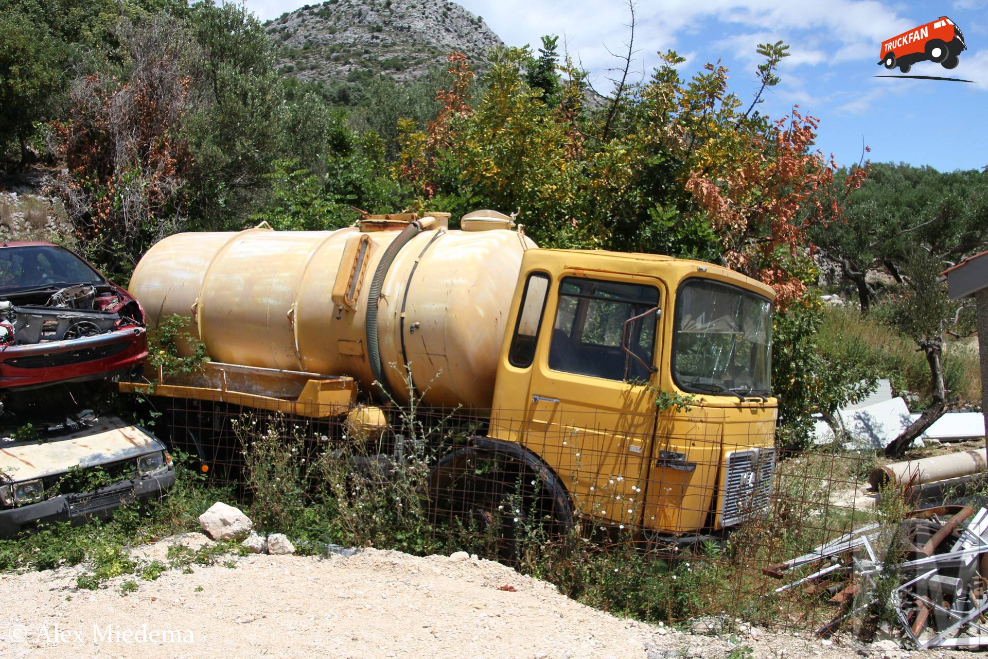 MAN F8 machine in Trsteno Croatia